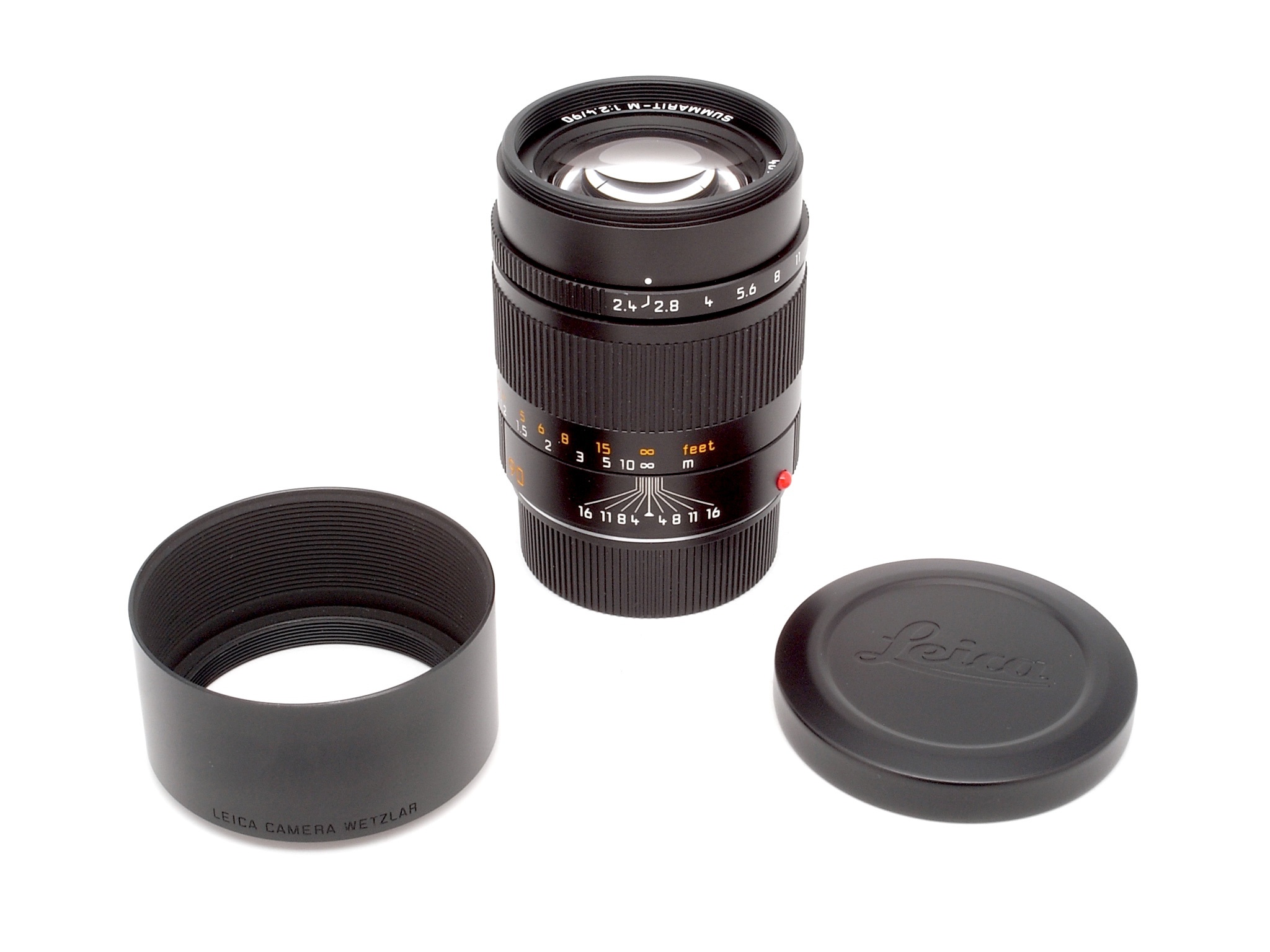 Leica Summarit-M 2.4/90mm black 6Bit