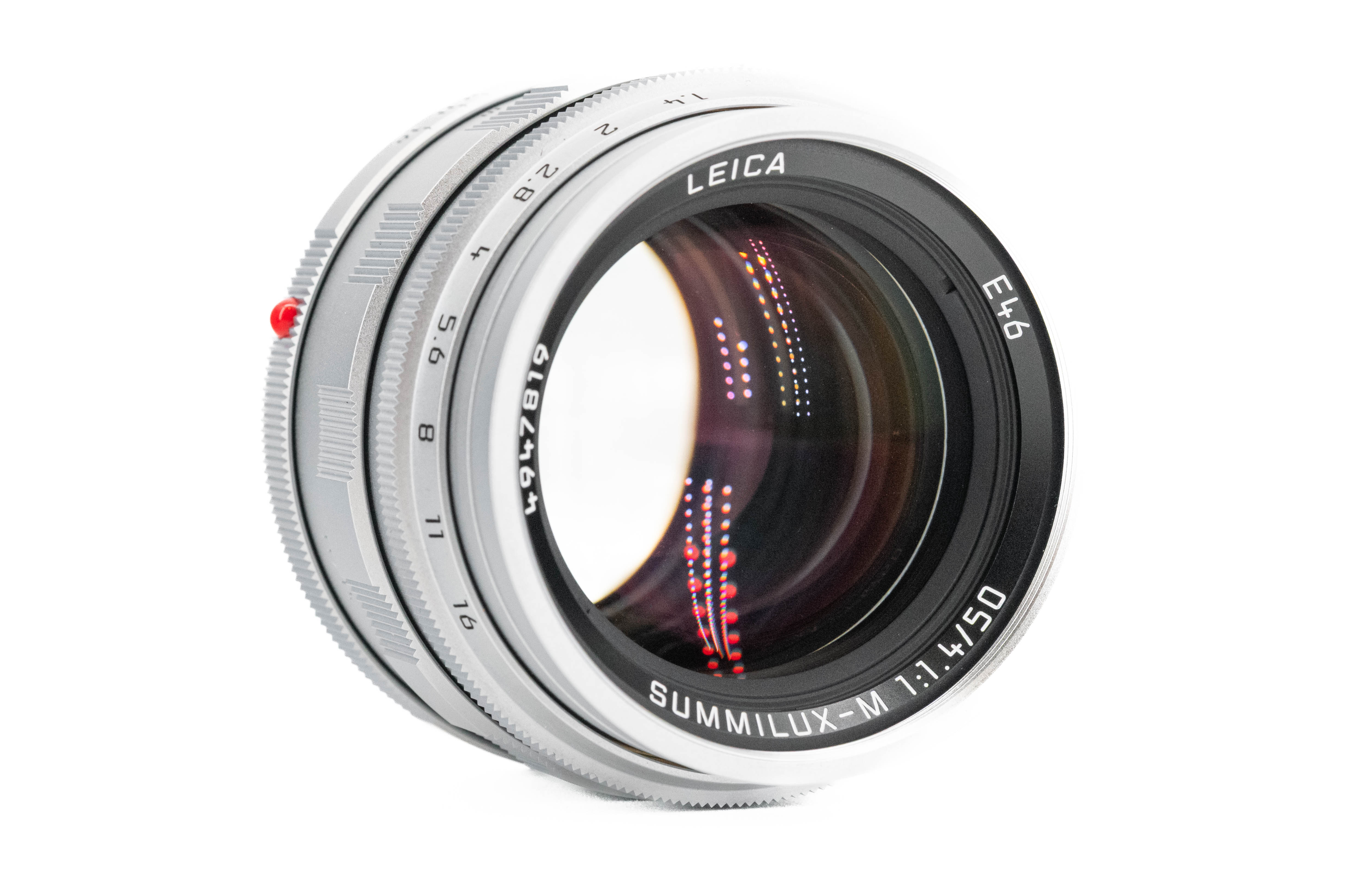 Leica Summilux-M 50mm f/1.4 Silver Chrome 11714