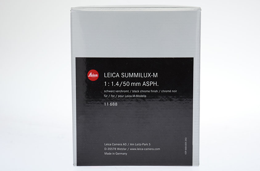 Leica SUMMILUX-M 1,4/50mm ASPH., sw chrom Leica SUMMILUX-M 1,4/50mm ASPH., sw chrom