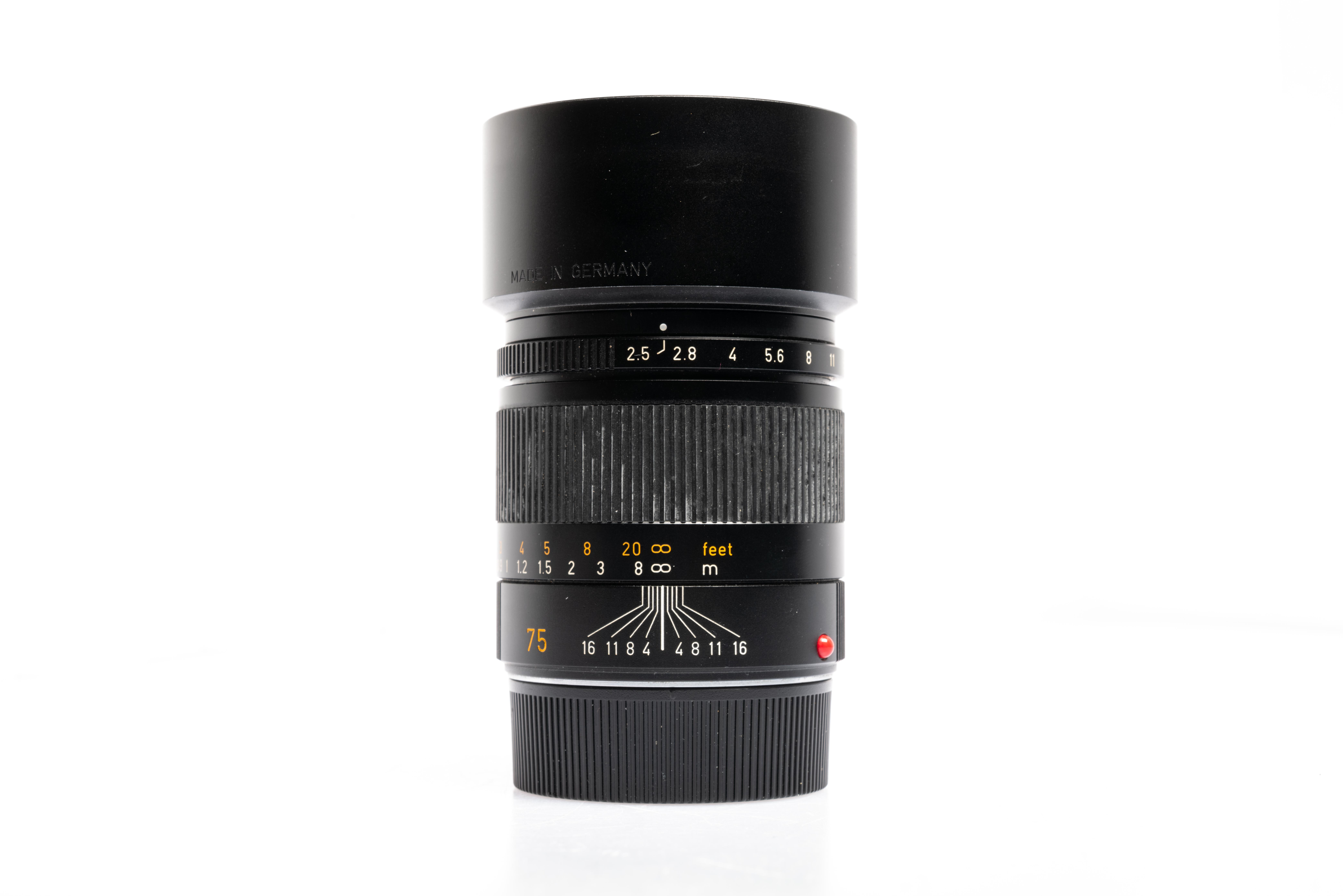 LEICA SUMMARIT-M 2.5/75 mm, schwarz elox.