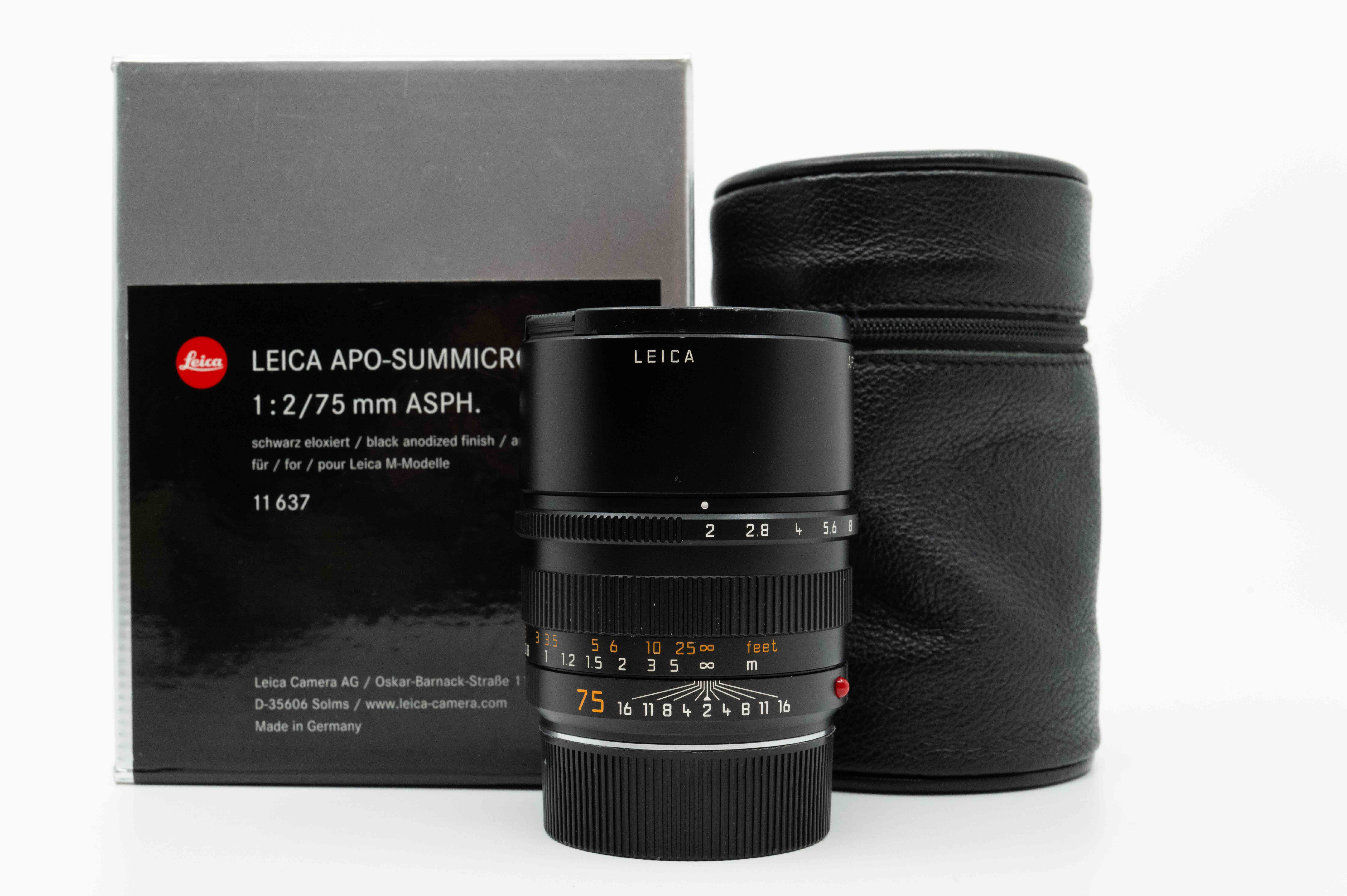 APO-SUMMICRON-M 2/75 ASPH., black