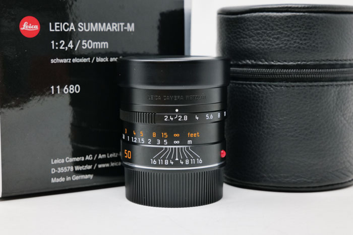 Leica SUMMARIT-M 1:2.4/50 mm, schwarz