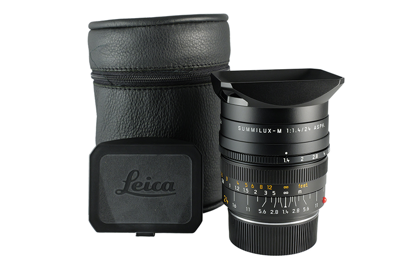 Leica Summilux-M 1:1.4/24 ASPH., black anodised 11601