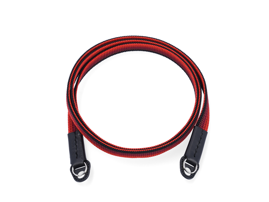 Artisan&Artist Ayatake Gradation Silk Cord Strap ACAM 322A BKRE Black/Red (LONG)