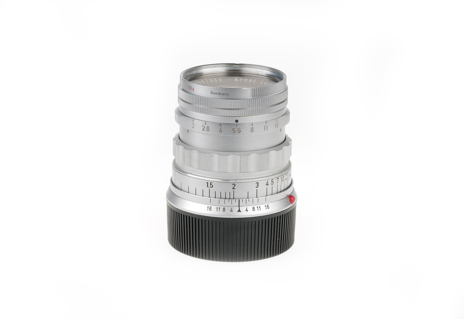 Leica Summicron 1:2/50mm, silber chrome 