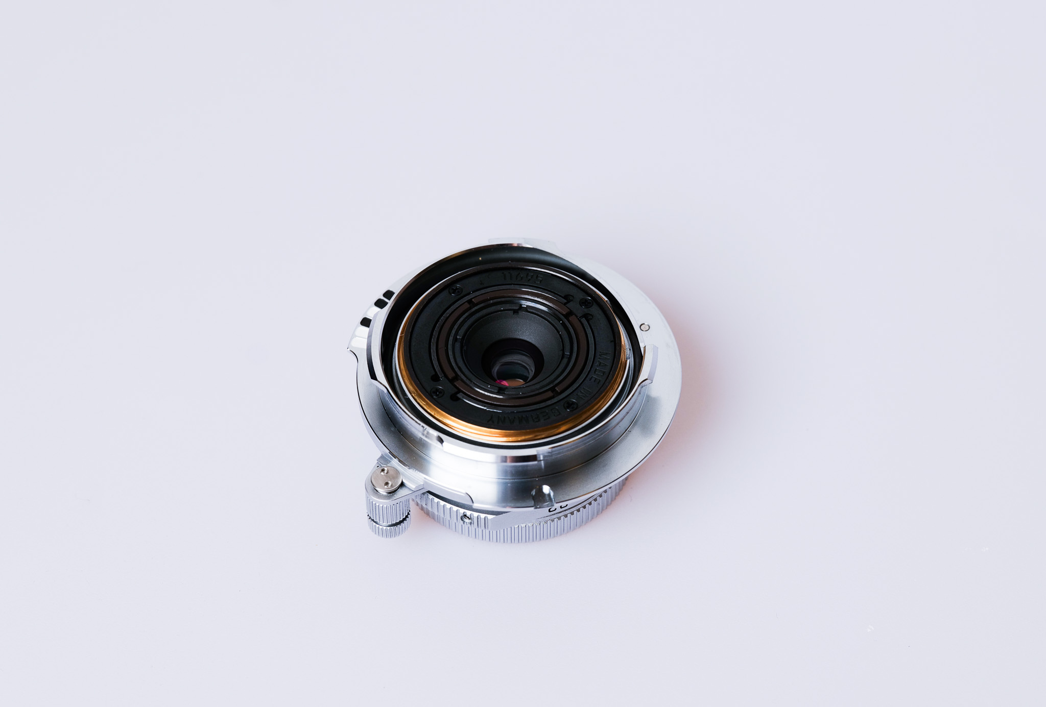 SUMMARON-M 5.6/28, silbern verchr.
