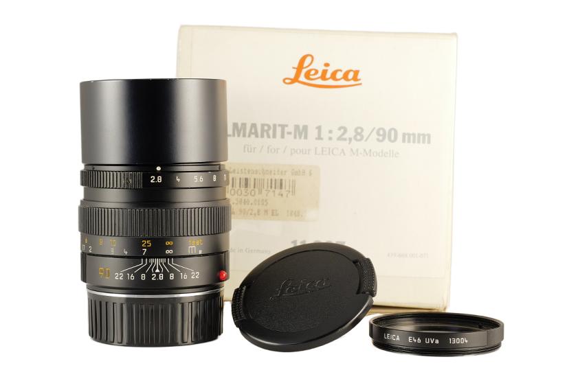 LEICA ELMARIT-M 1:2.8/90, black anodized E46 11807