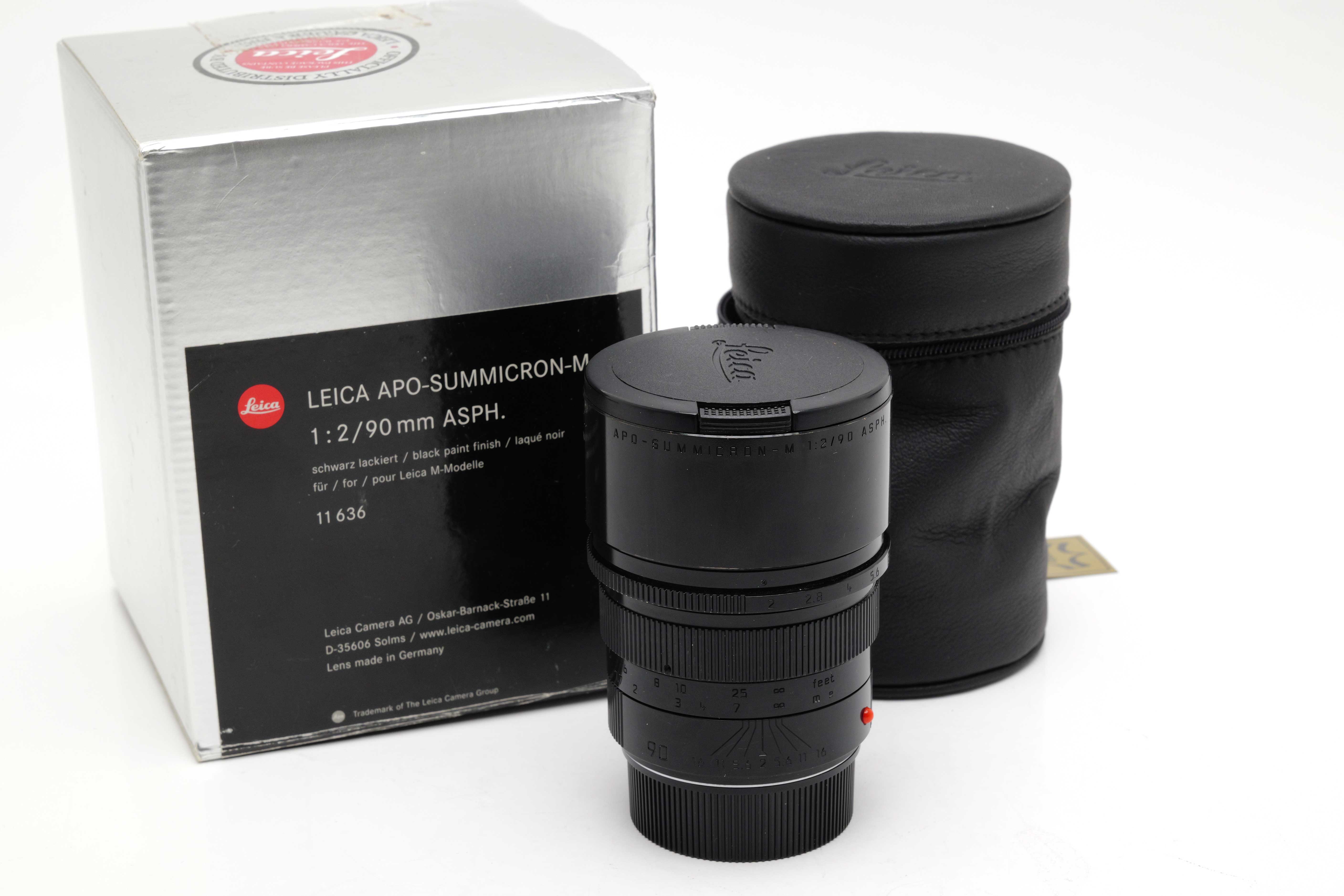 Leica APO-Summicron-M 2/90 ASPH. Black Paint