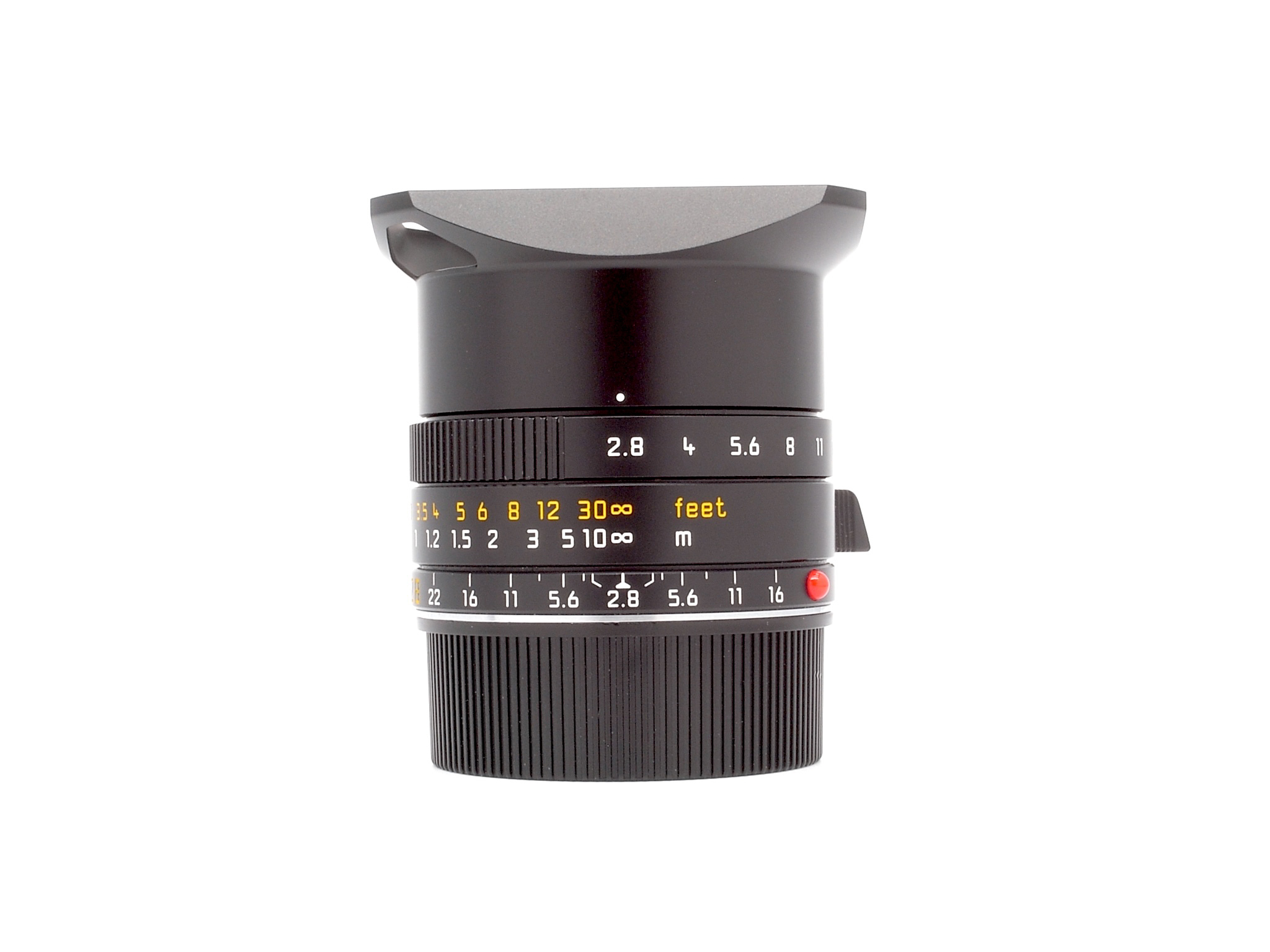 Leica Elmarit-M 2,8/28mm ASPH. 6Bit schwarz eloxiert