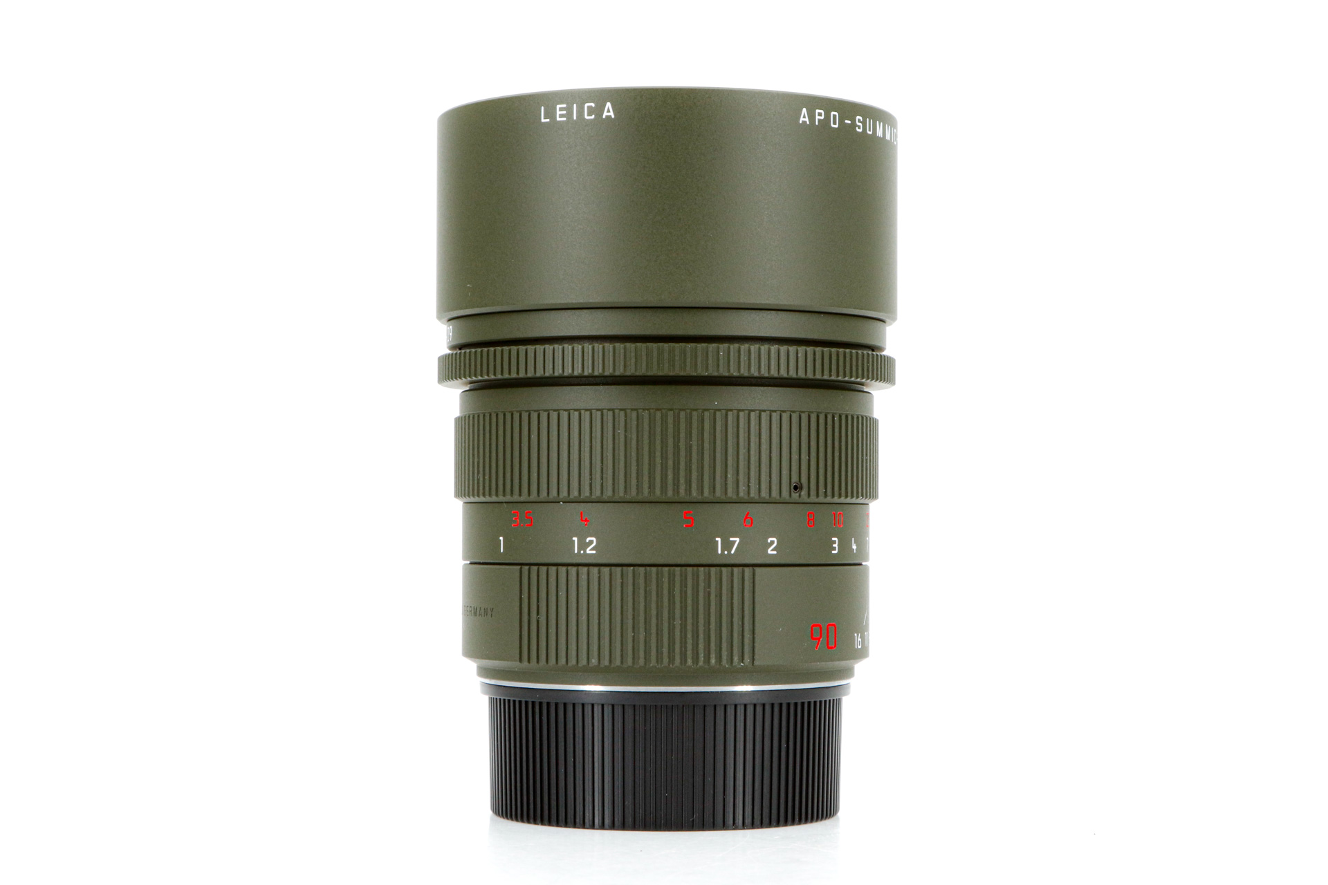 LEICA APO-Summicron-M 2.0/90mm ASPH. "Safari" painted olive green