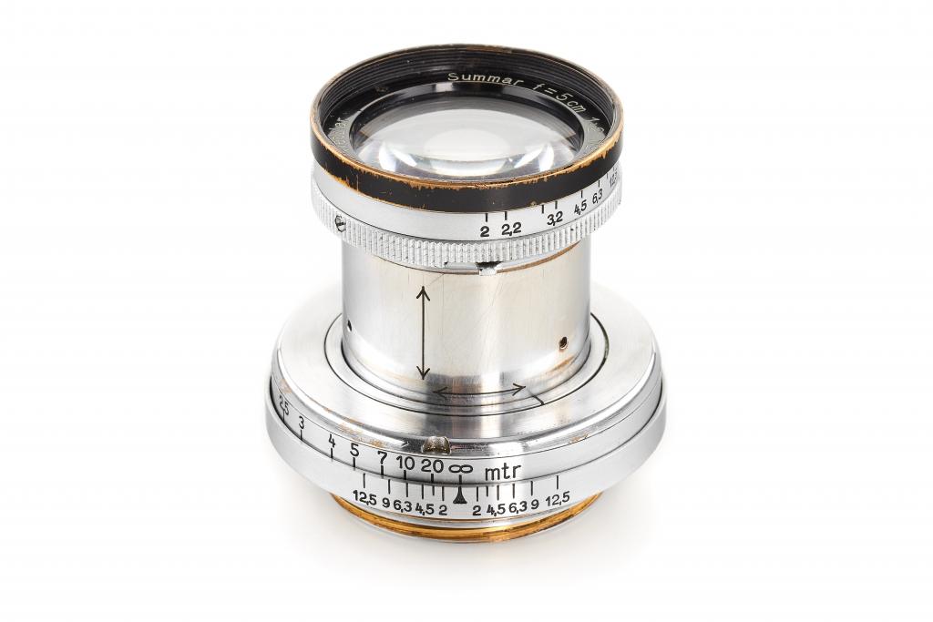 Leica Summar chrome 2/5cm 'Black Rim'