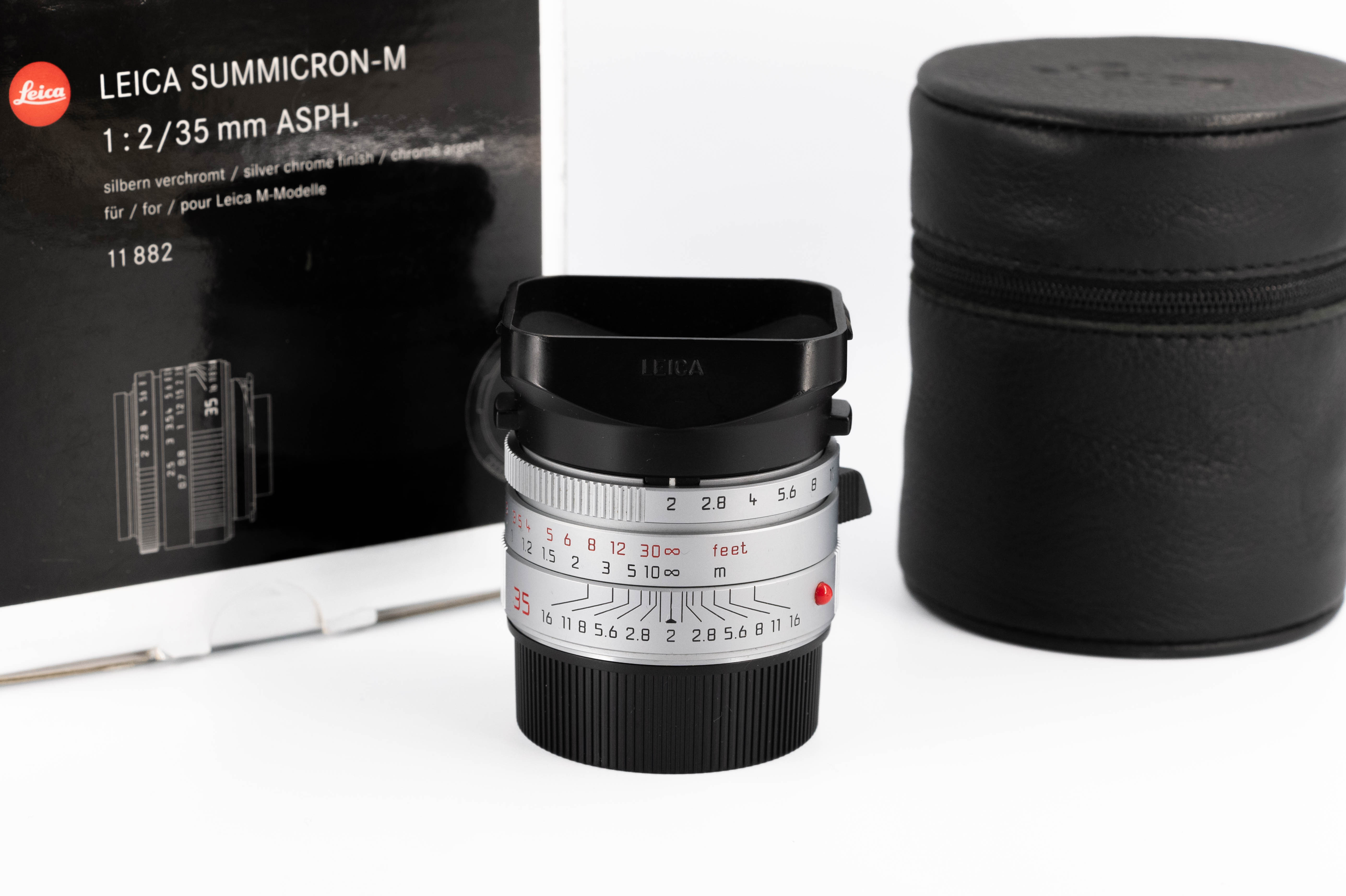 Leica Summicron-M 35mm f/2 ASPH v1 Silver 11882