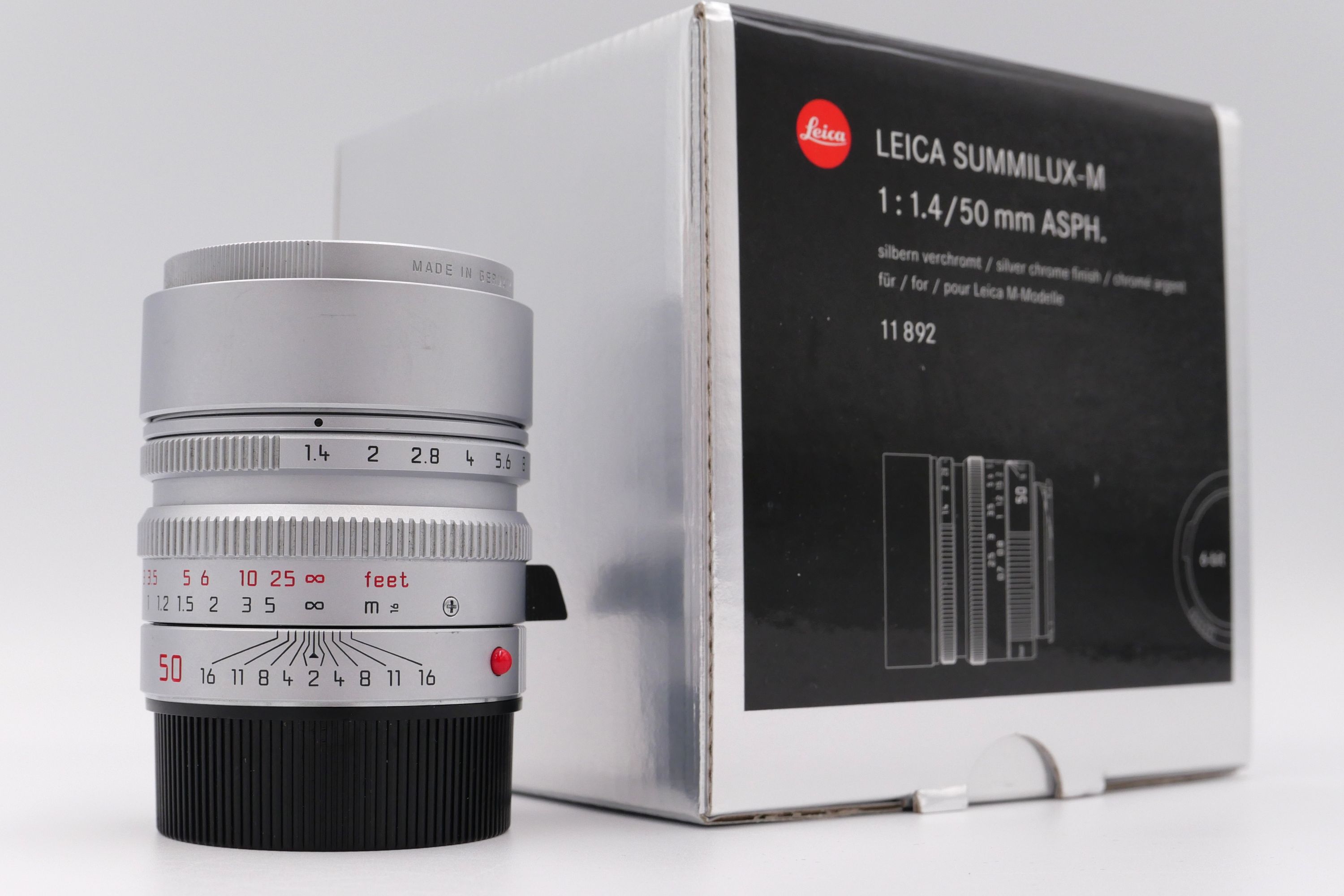 Leica Summilux-M f1.4 50mm ASPH, Silver