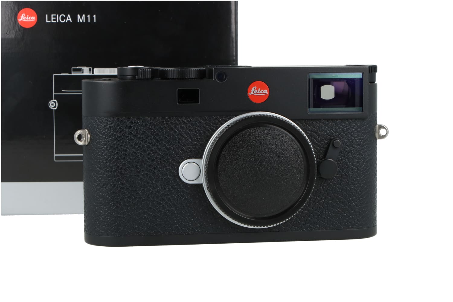 Leica M11-Set in Schwarz-Chrom + Visoflex 2 (19084)