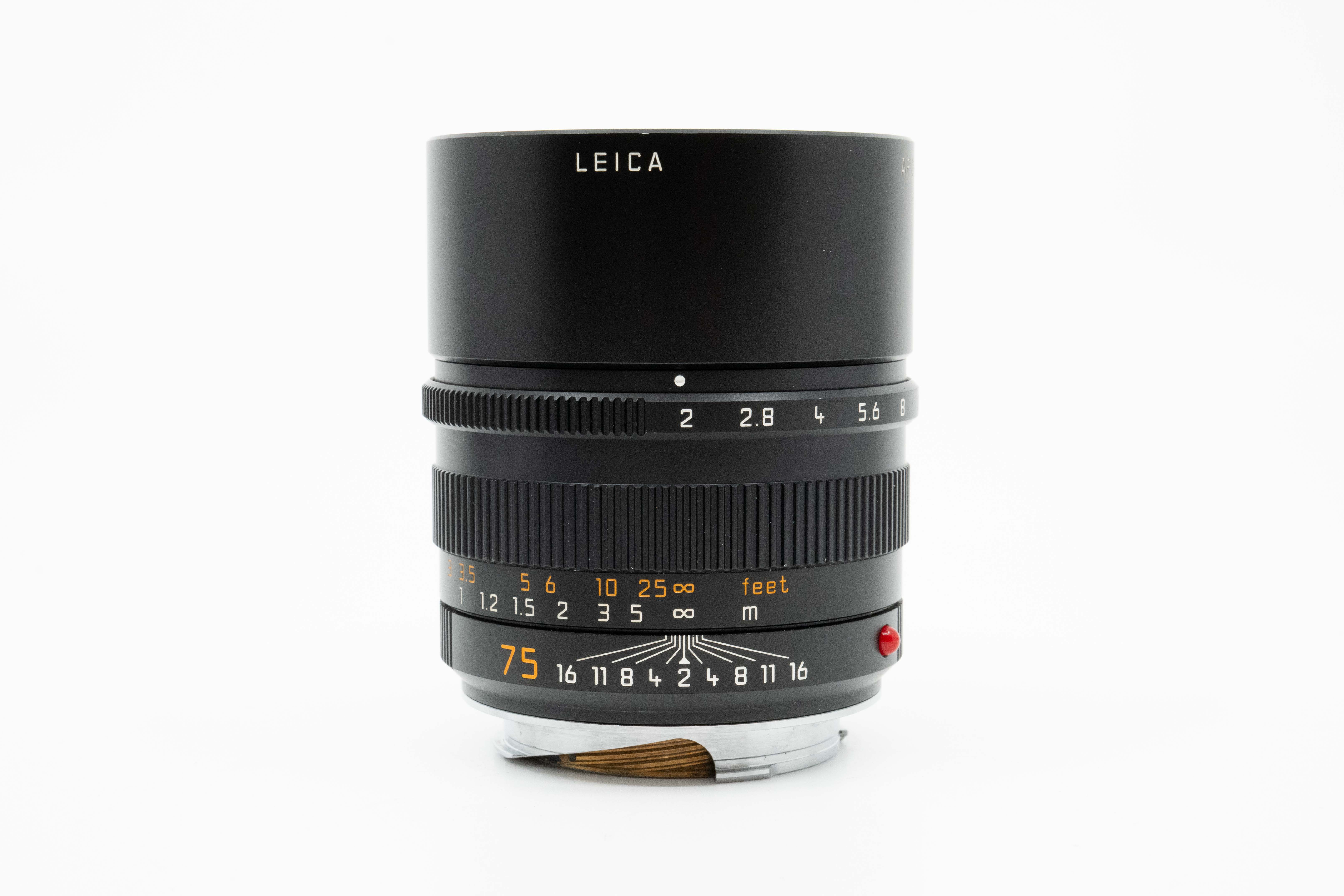 Leica APO-SUMMICRON-M 2/75 ASPH. black