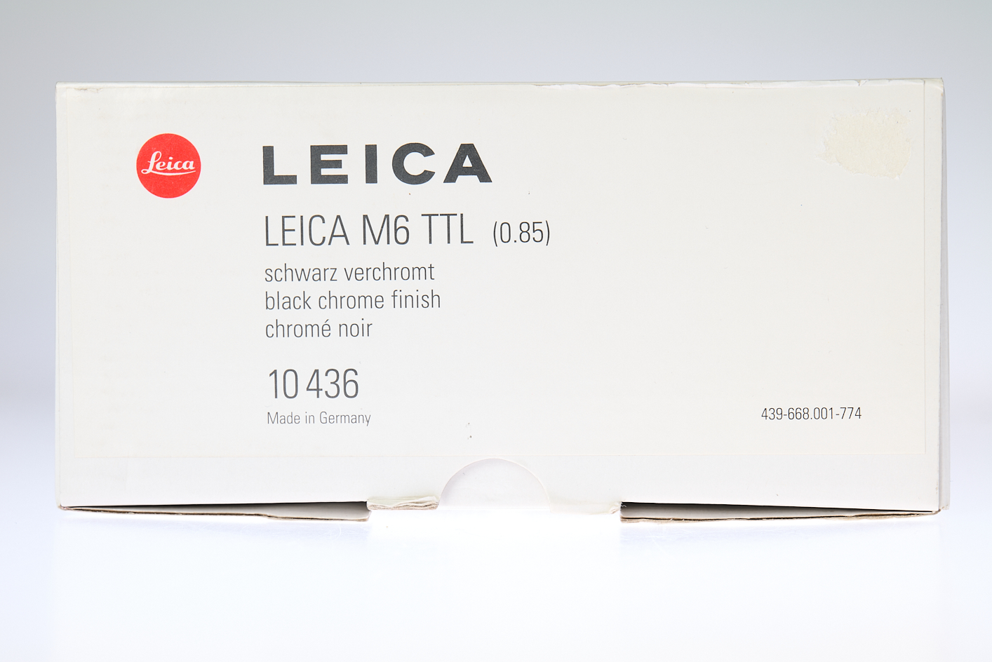 Leica M6 TTL (0.85), black chrome-plated