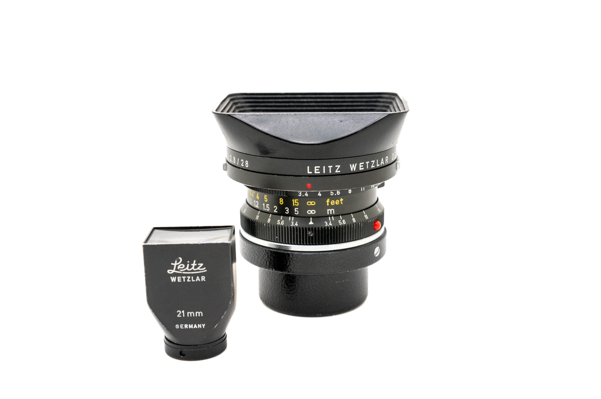 Leica 3.4/21 SUPER ANGULON-M with 21mm Leica Viewfinder  Leica 3.4/21 SUPER ANGULON-M with 21mm Leica Viewfinder