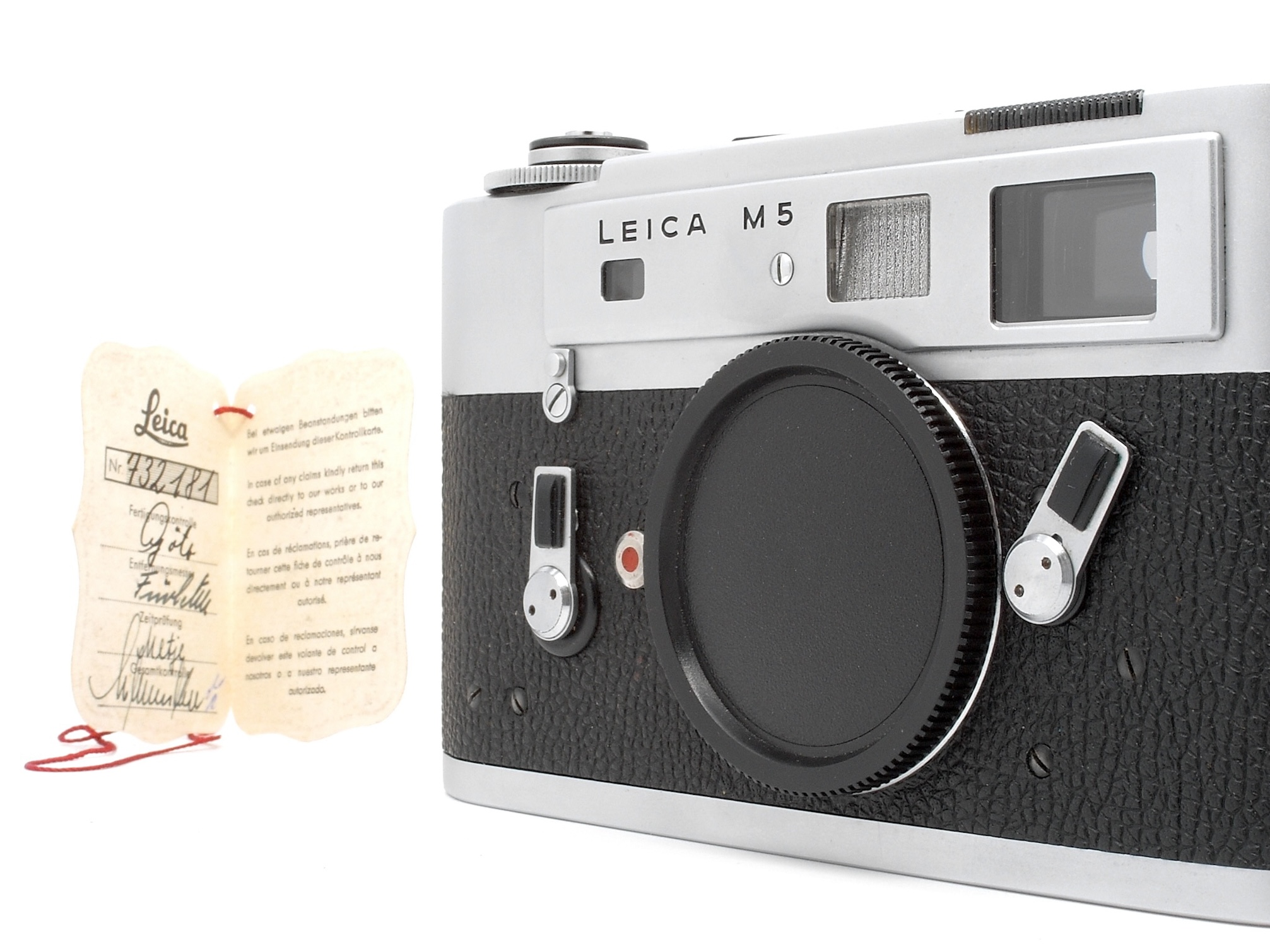 Leica M5 silbern