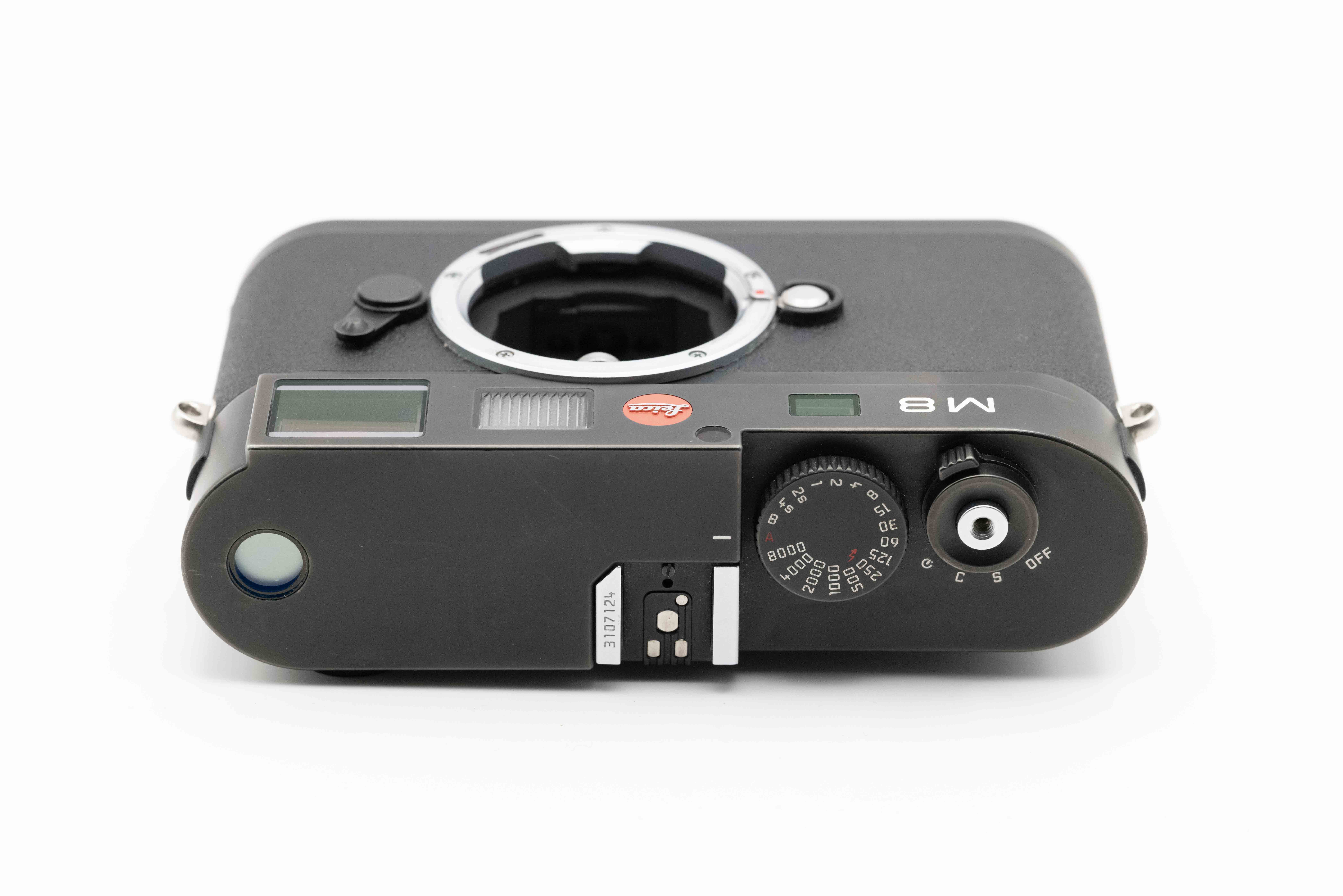 M 8, black chrome finish