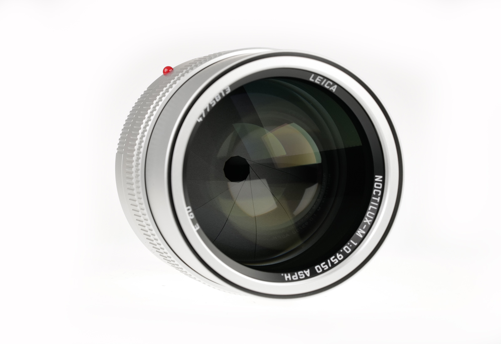 Leica Noctilux-M 1:0,95/50mm ASPH., silbern eloxiert 11667 