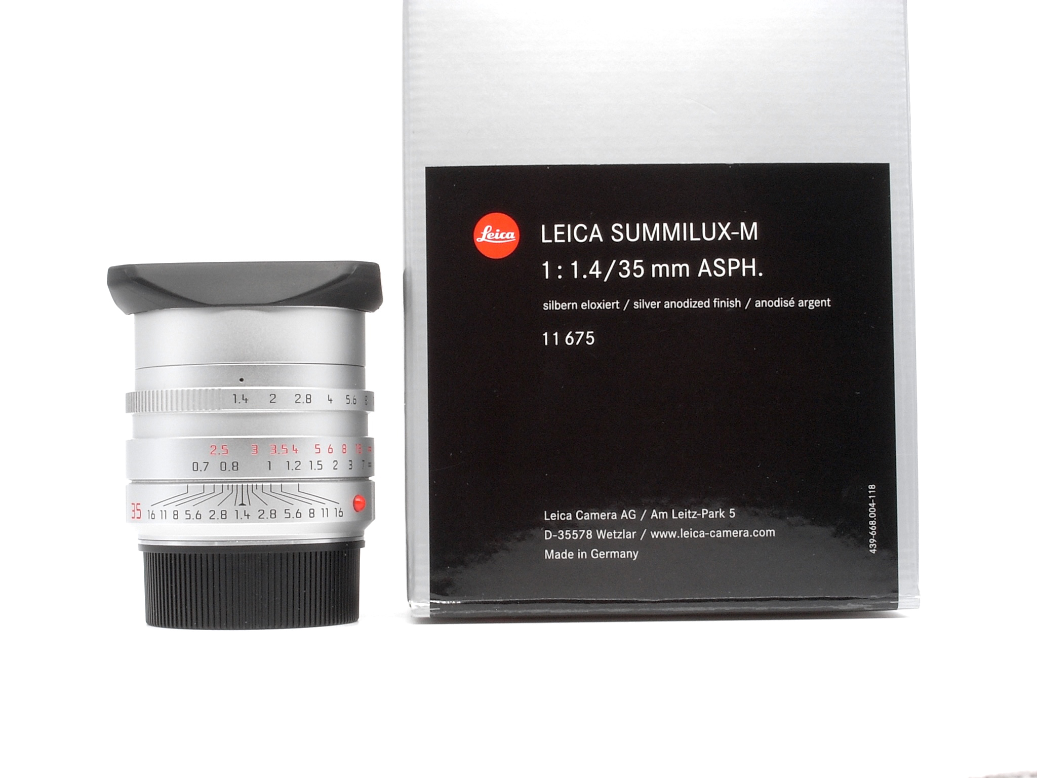 Leica Summilux-M 1.4/35mm ASPH. silver 6Bit