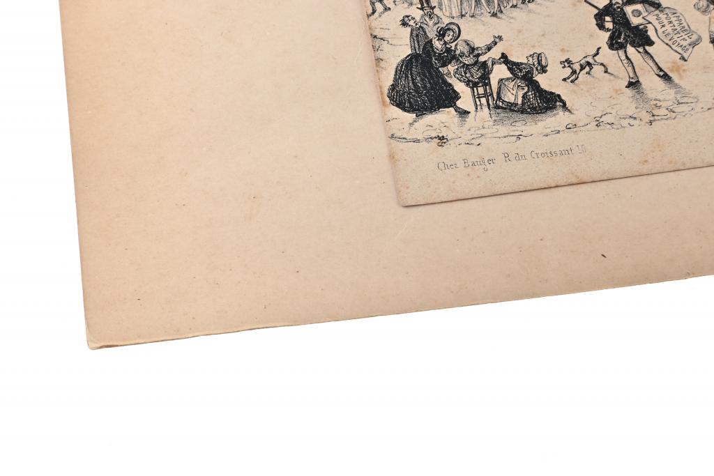 La Daguerreotypomanie Lithography La Daguerreotypomanie Lithography