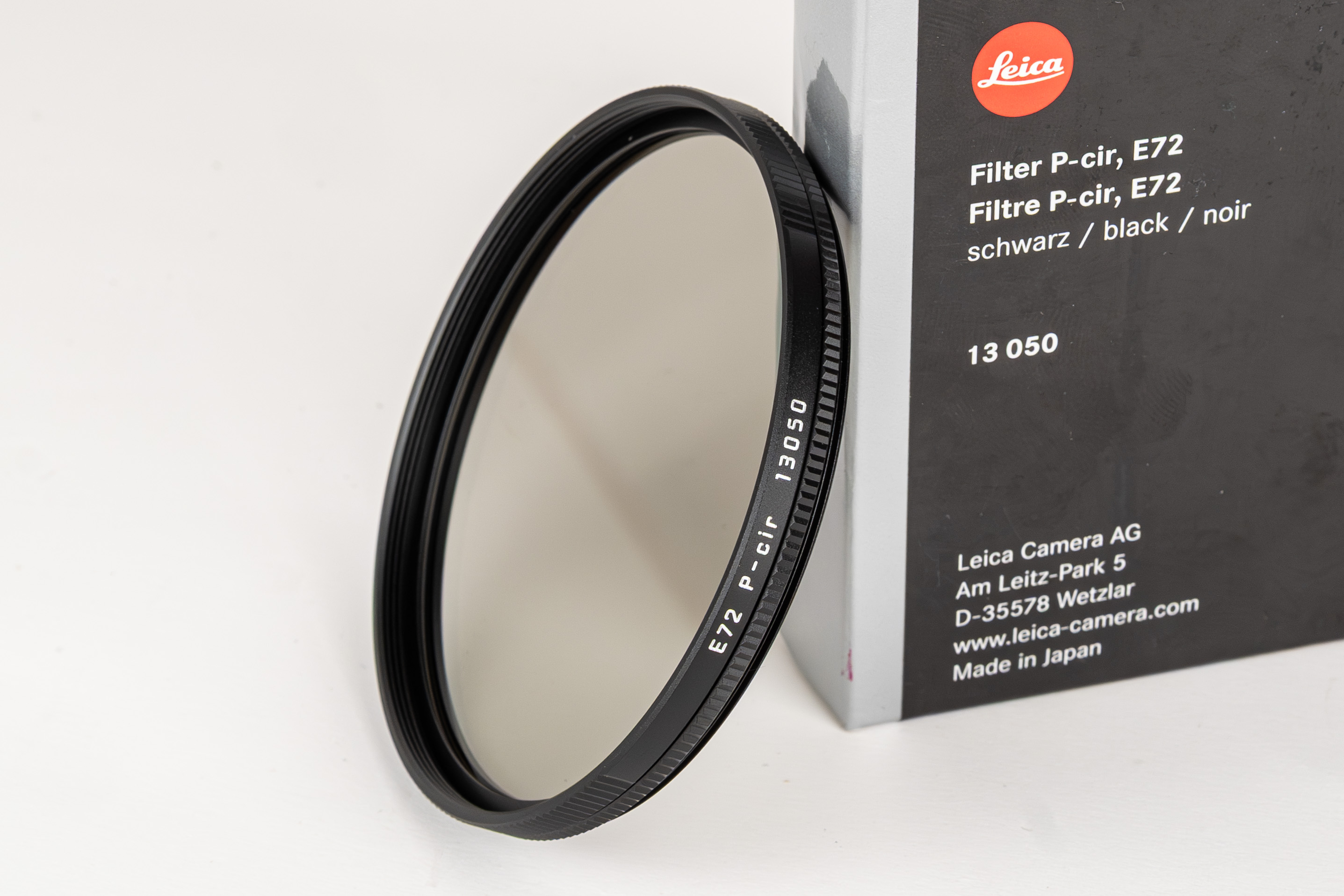 Leica P-cir Filter E72 black