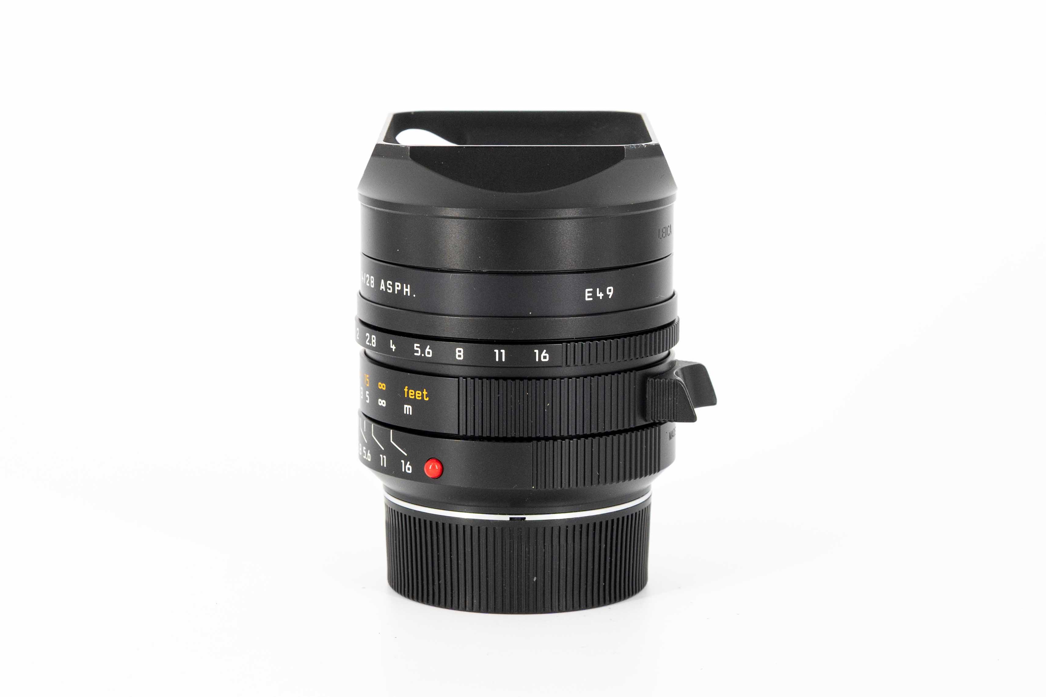 SUMMILUX-M 1.4/28 ASPH. black anodised.