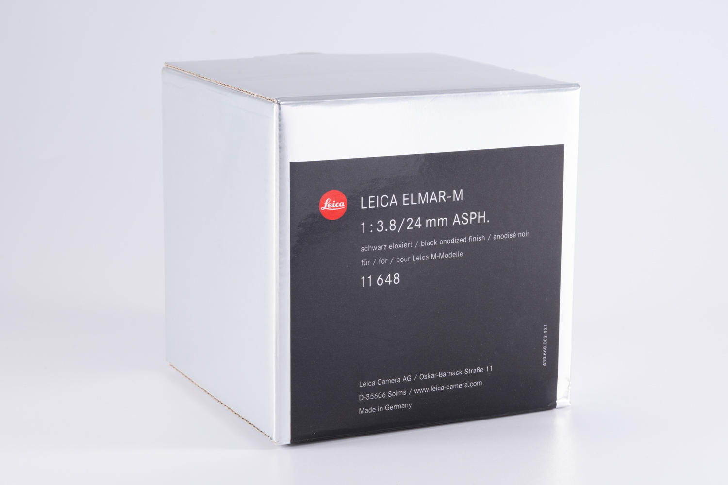 ELMAR-M 3.8/24mm ASPH., black (11648)