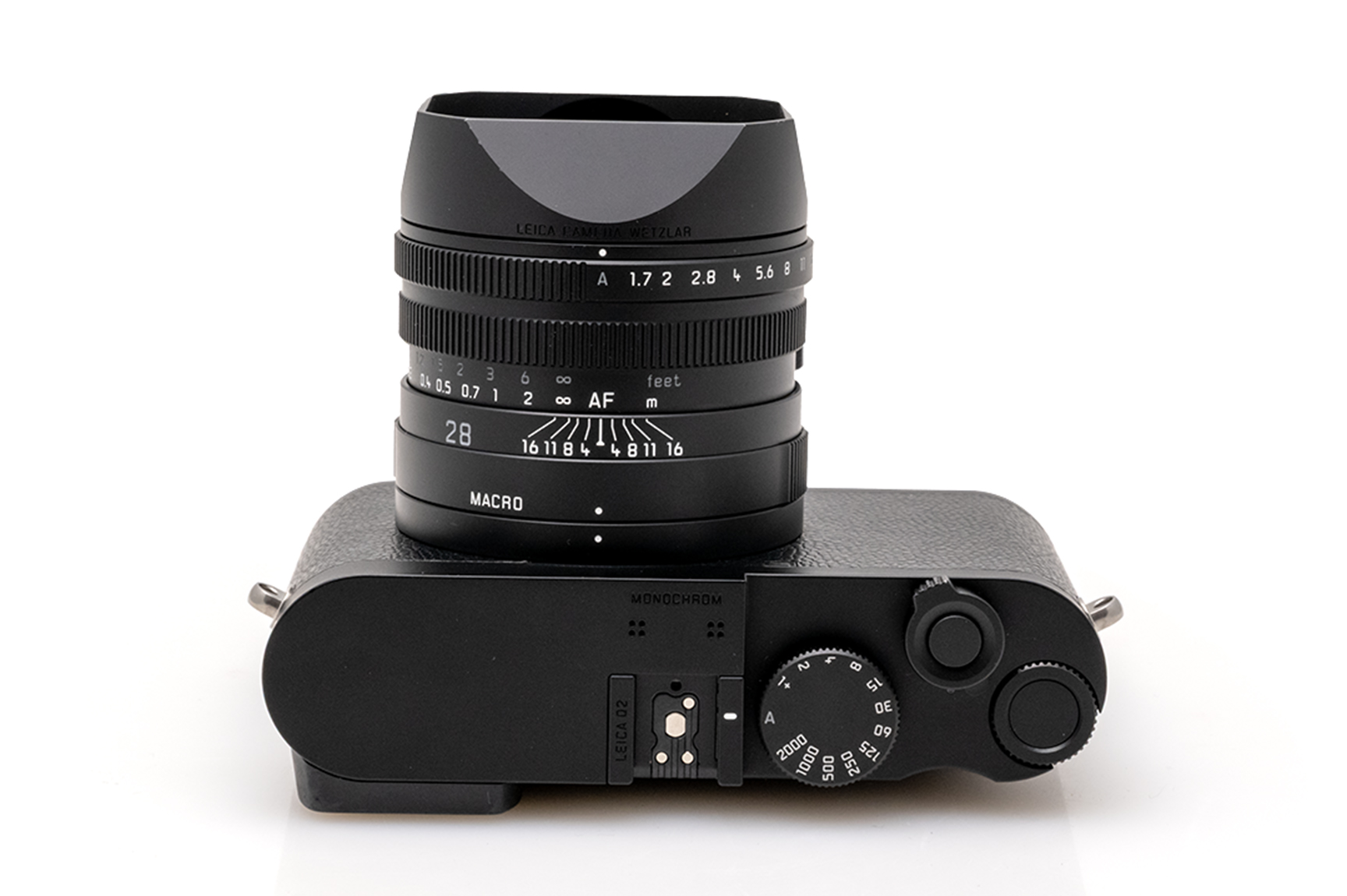 Leica Q2 Monochrom, black, Vers. EU/US/JP - 19055