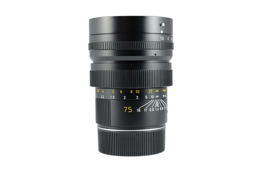 Leica Summilux-M 1:1,4/75mm, schwarz eloxiert 11814