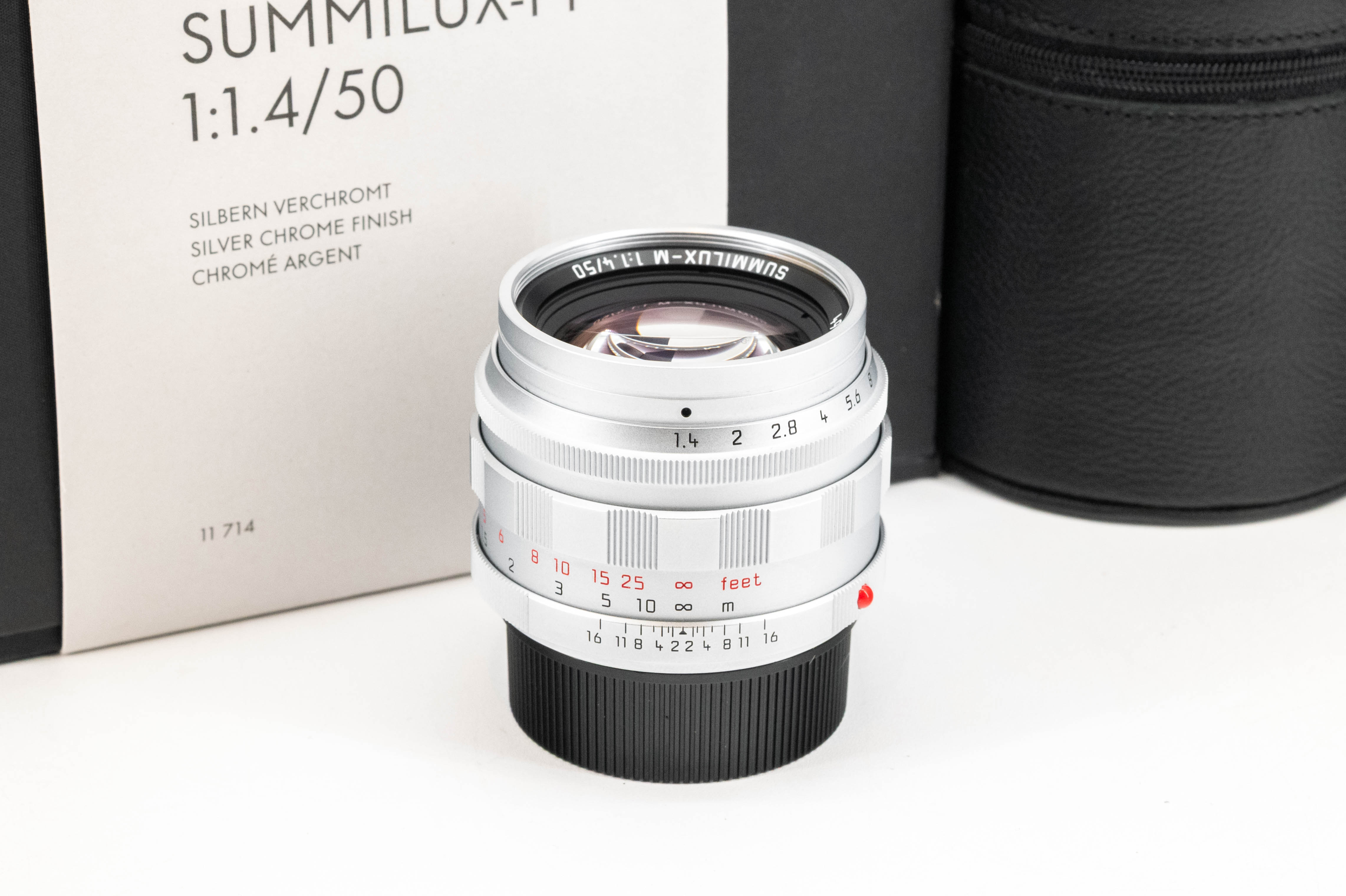 Leica Summilux-M 50mm f/1.4 Silver Chrome 11714
