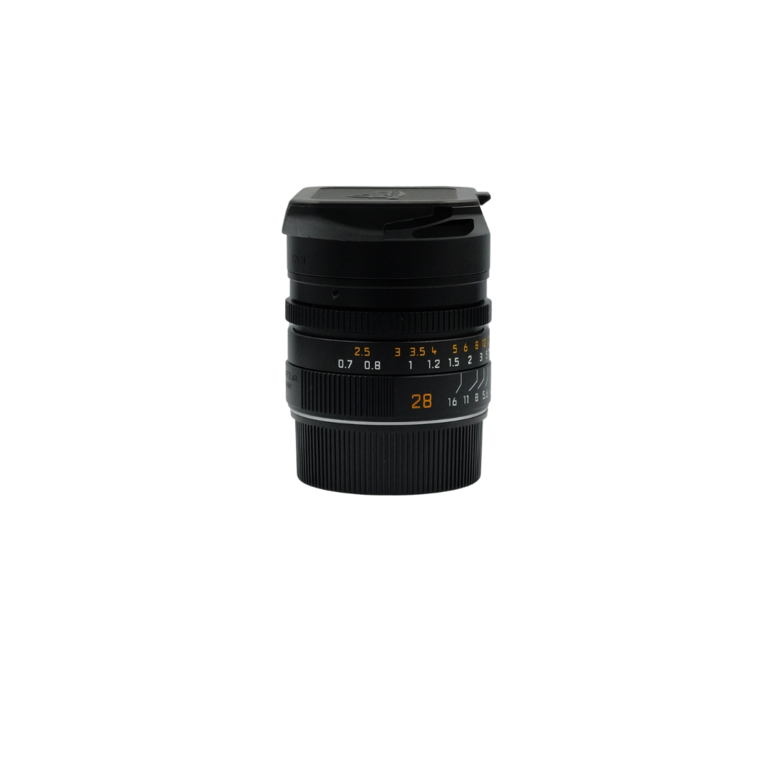 LEICA SUMMICRON-M 28mm f/2 ASPH.,black anodized finish