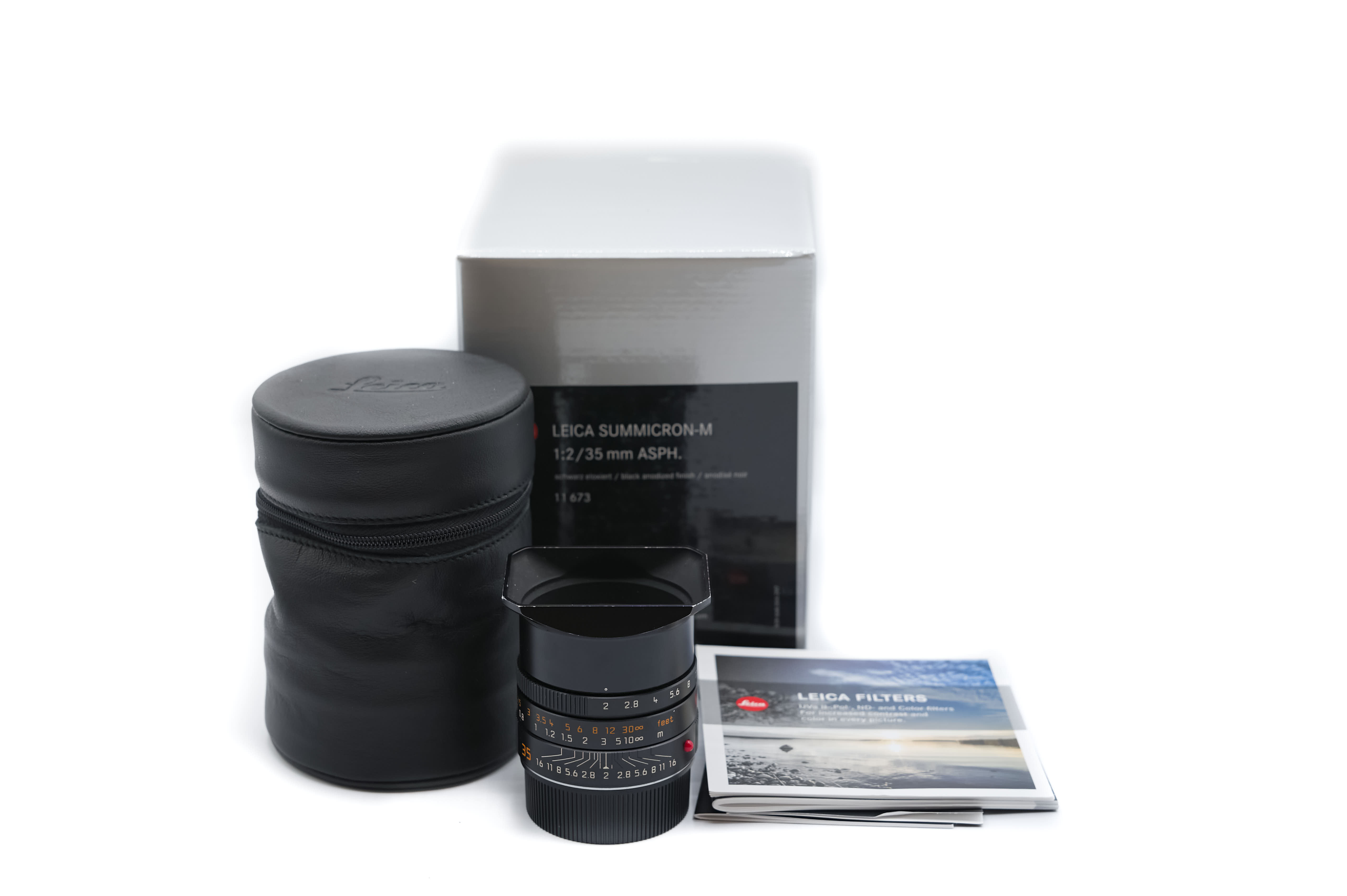 Leica Summicron-M 35mm F2 Asph. Black Ex Demo