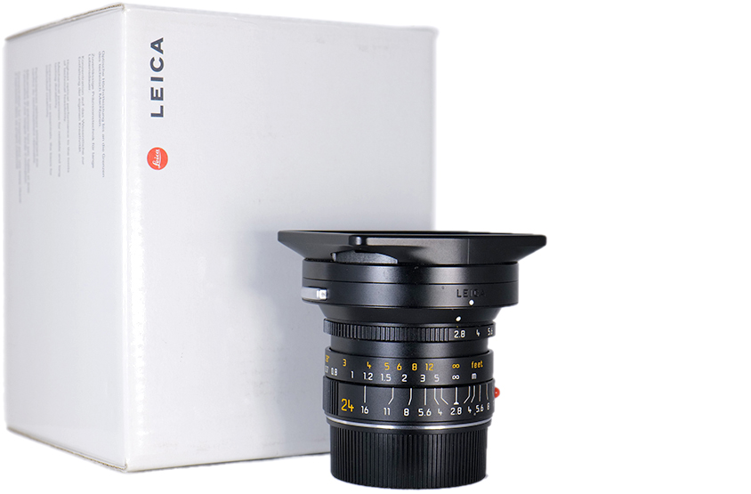 LEICA ELMARIT-M 1:2,8/24 mm ASPH., schwarz eolxiert 11878