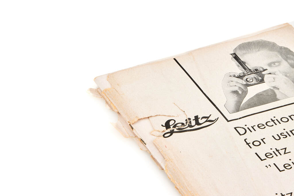 Leica Instructions for Leica I