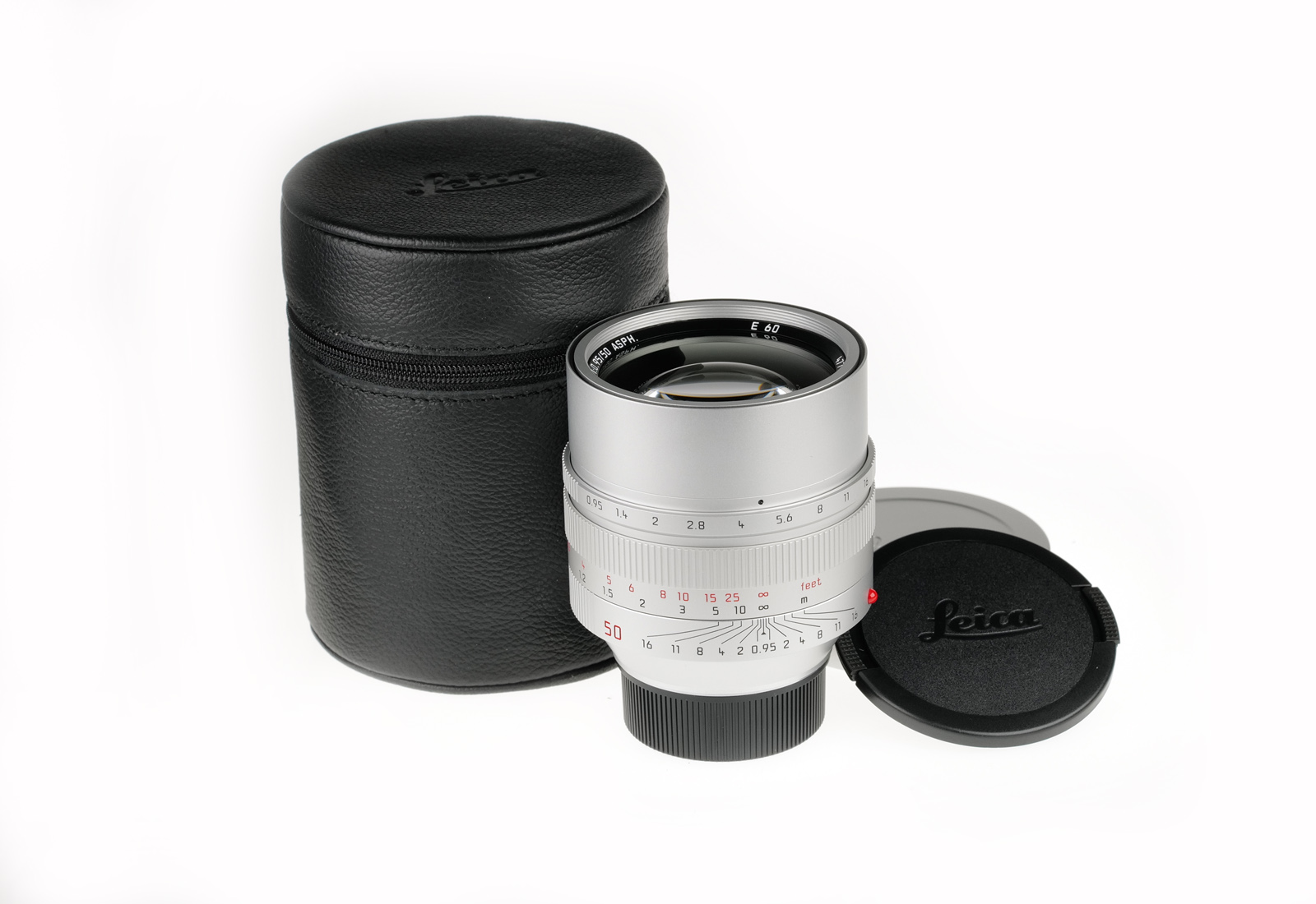 Leica Noctilux-M 1:0,95/50mm ASPH., silbern eloxiert 11667 
