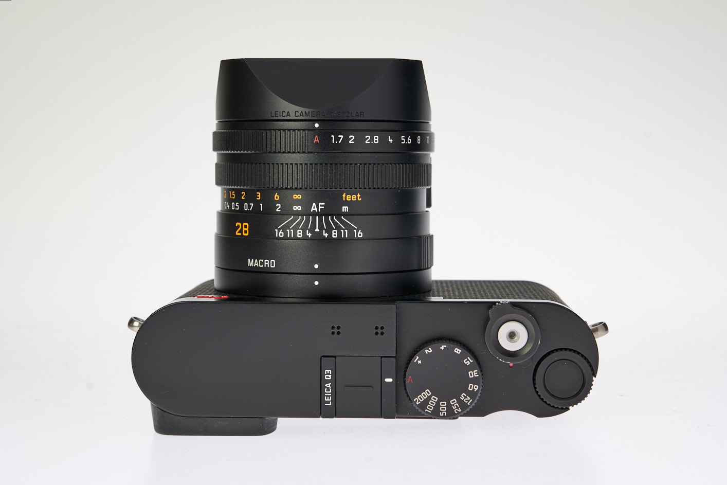 Leica Q3, schwarz lackiert (Version EU/US/CN)