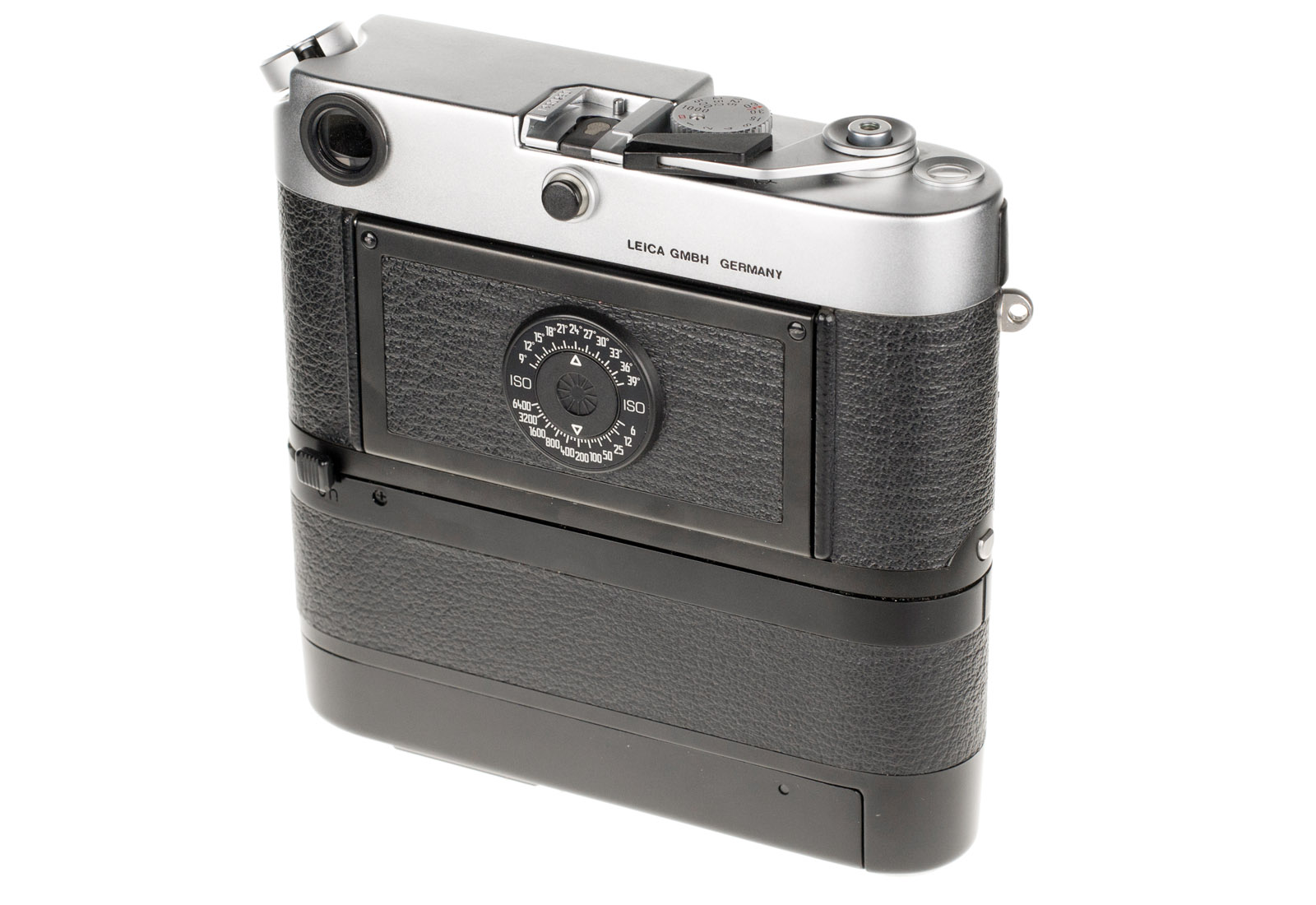 Leica M6, silbern verchromt + M Winder