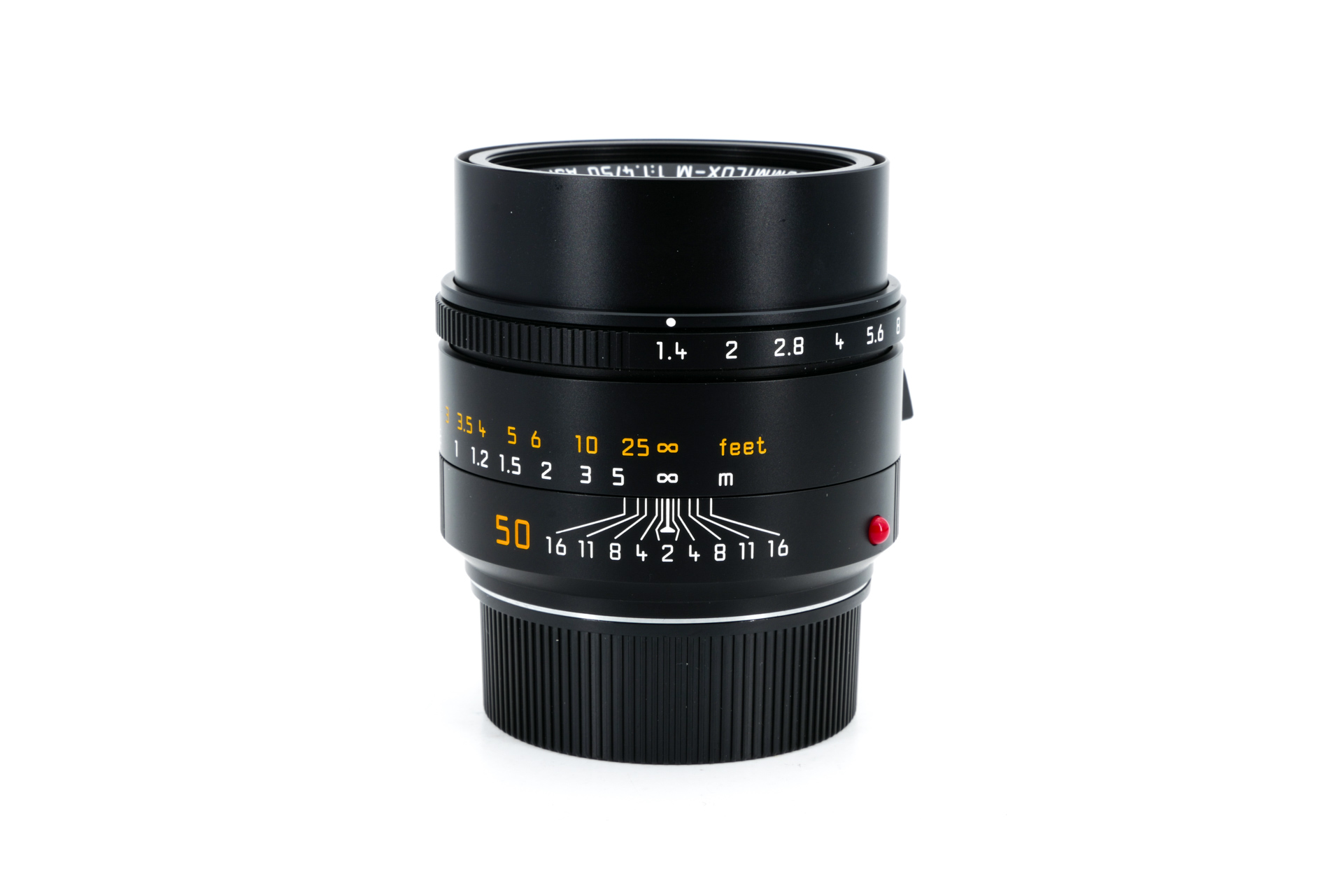 LEICA SUMMILUX-M 1:1.4/50 ASPH. black anodised