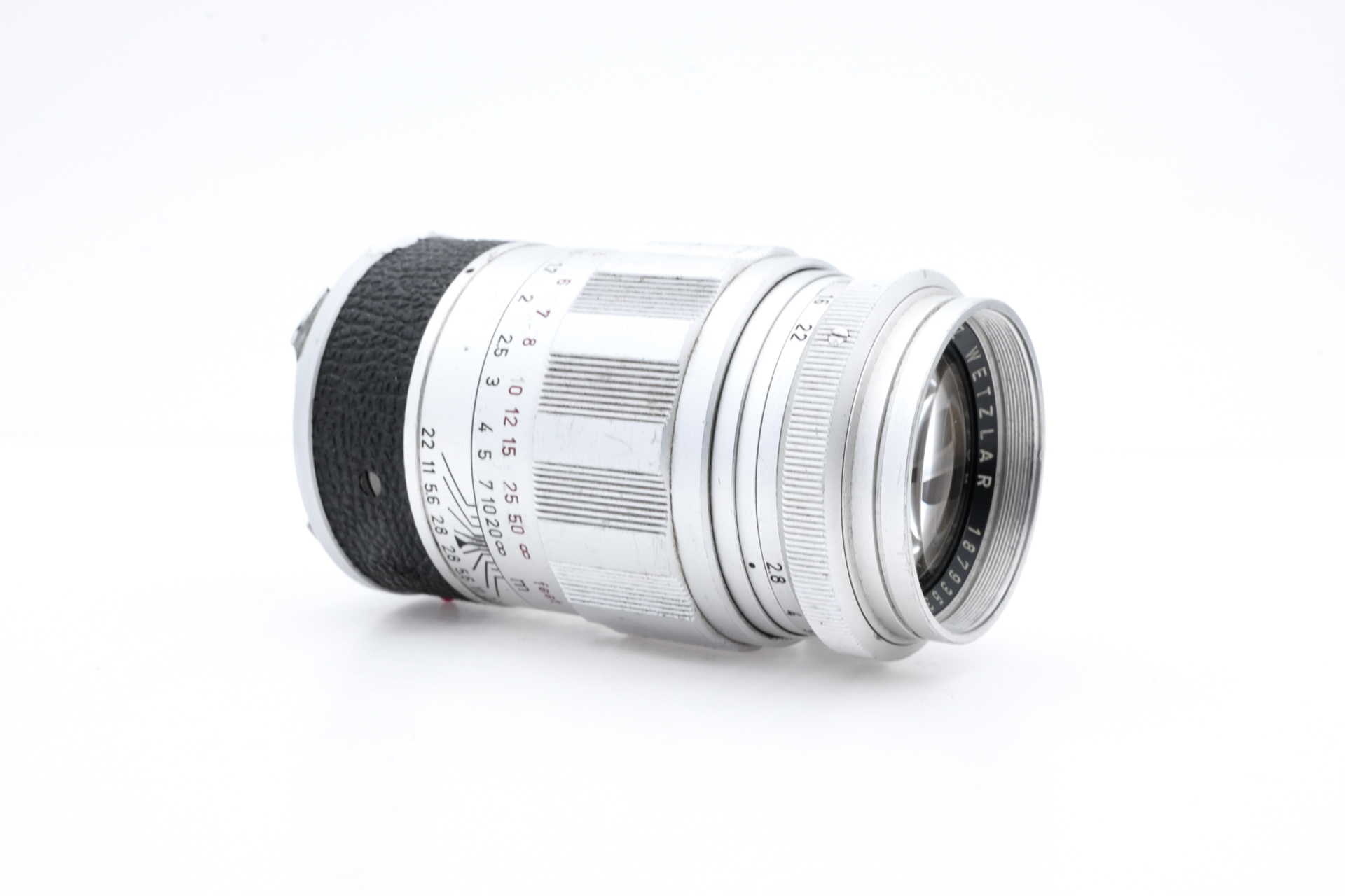Leica ELMARIT-M 1:2.8/90 mm, silver chrome-plated
