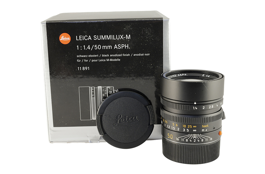 LEICA SUMMILUX-M 1.4/50 mm ASPH., black anodized 11891
