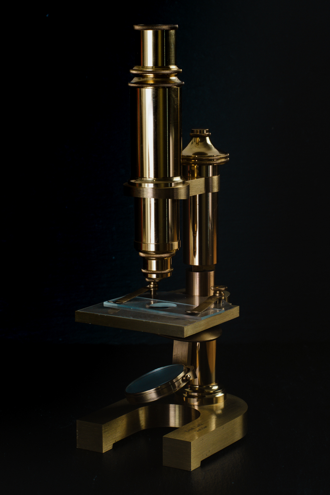 Leica Leitz Brass Microscope Leica Leitz Brass Microscope