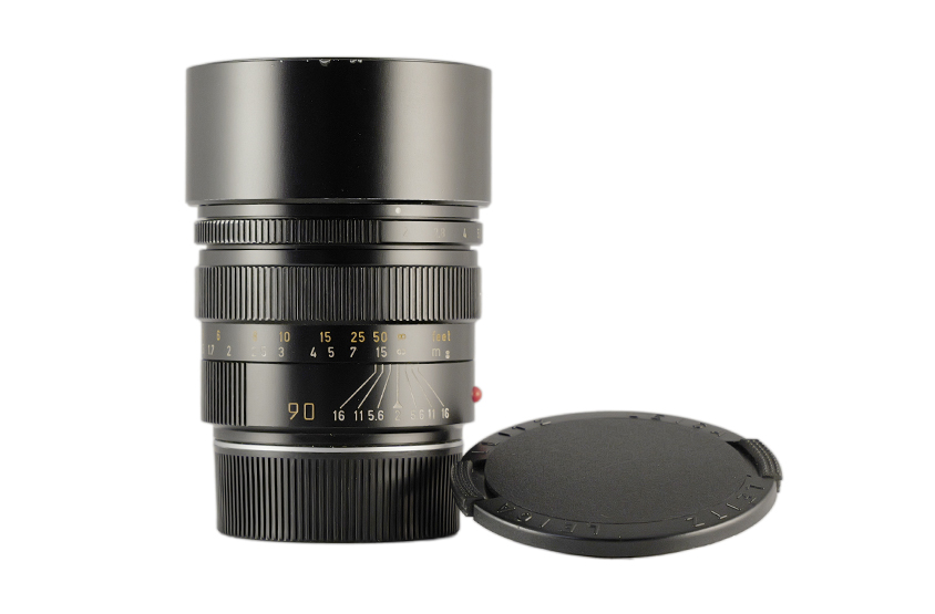 LEITZ SUMMICRON-M 1:2/90, black anodized 11136