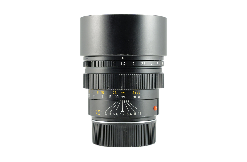LEITZ SUMMILUX-M 1.4/75, black anodized 11815