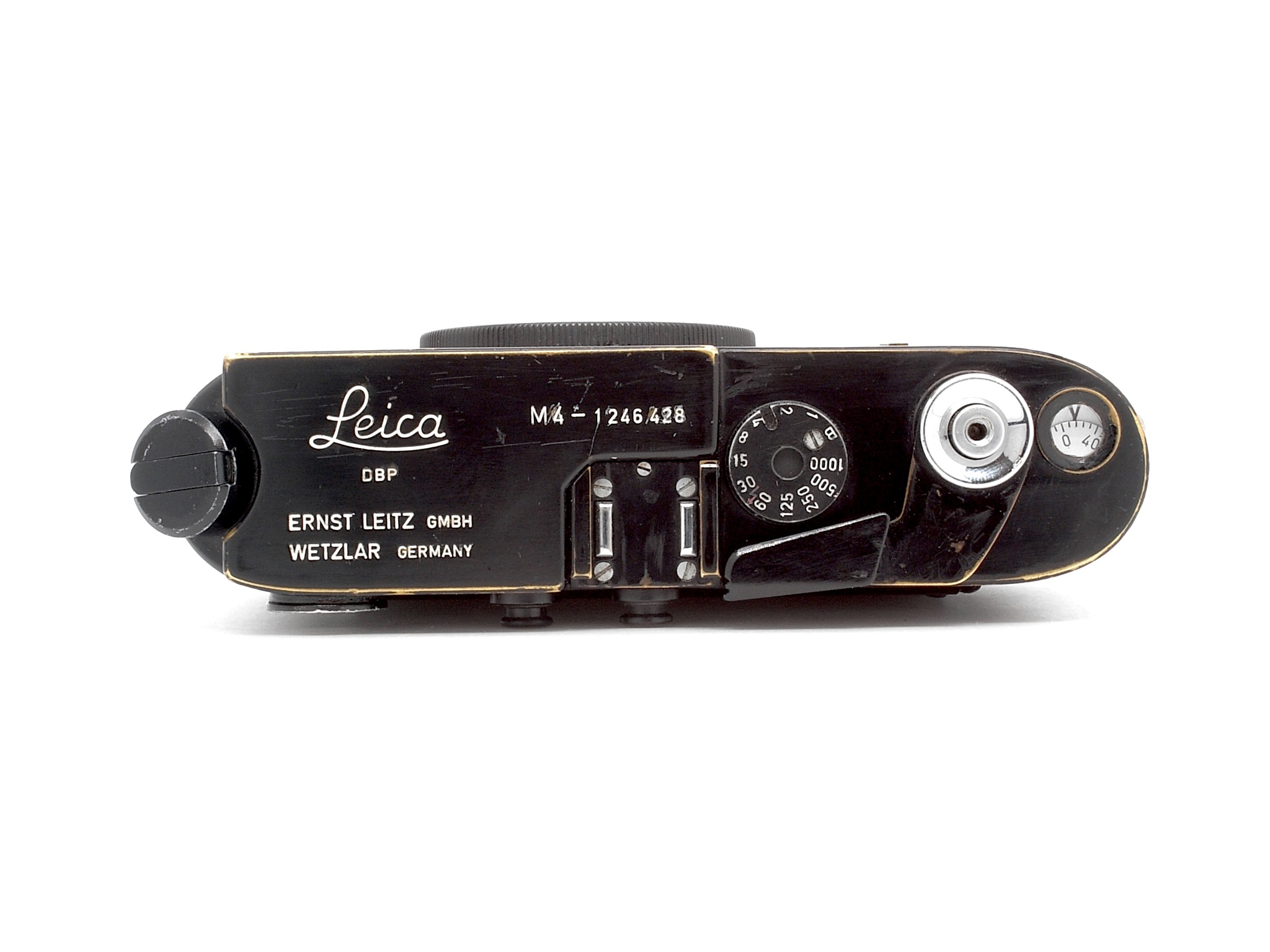 Leica M4 schwarz lackiert Leica M4 schwarz lackiert