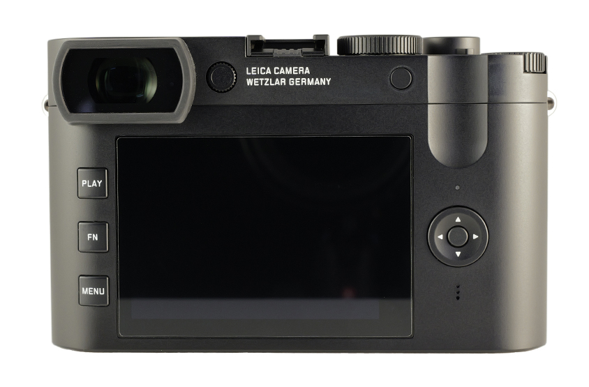 Leica Q2 Monochrom, black paint finish, Vers. EU/US/JP 19055