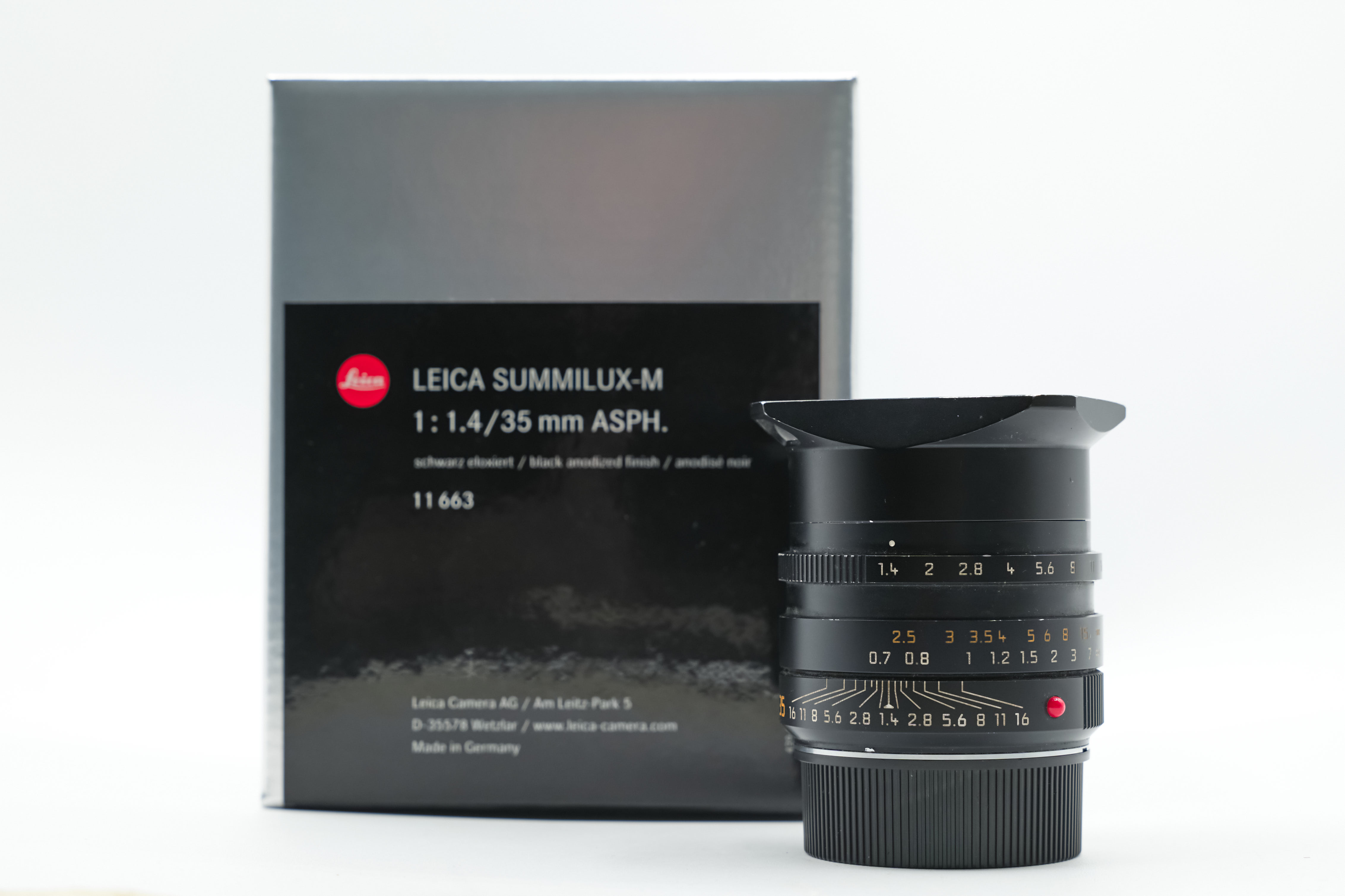 Summilux-M 1.4/35mm ASPH., black - 11663SH