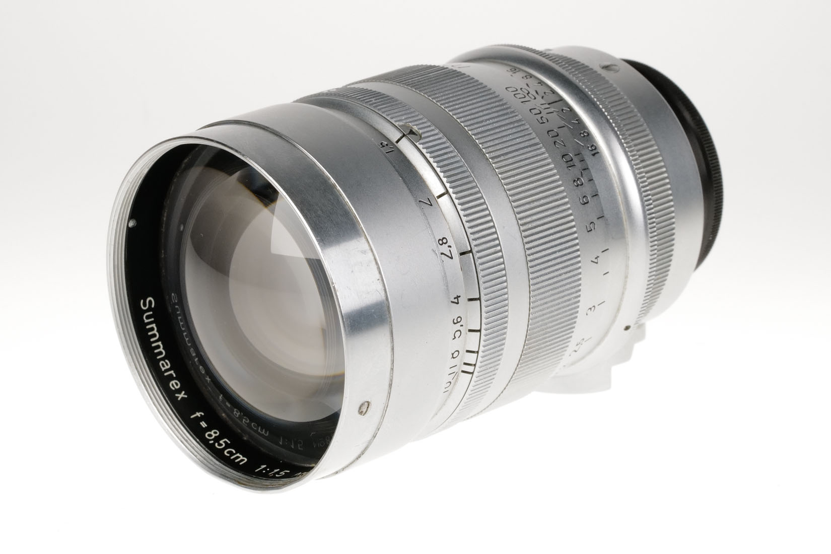 Leica Summarex 1:1,5/8,5cm M39, chrome 