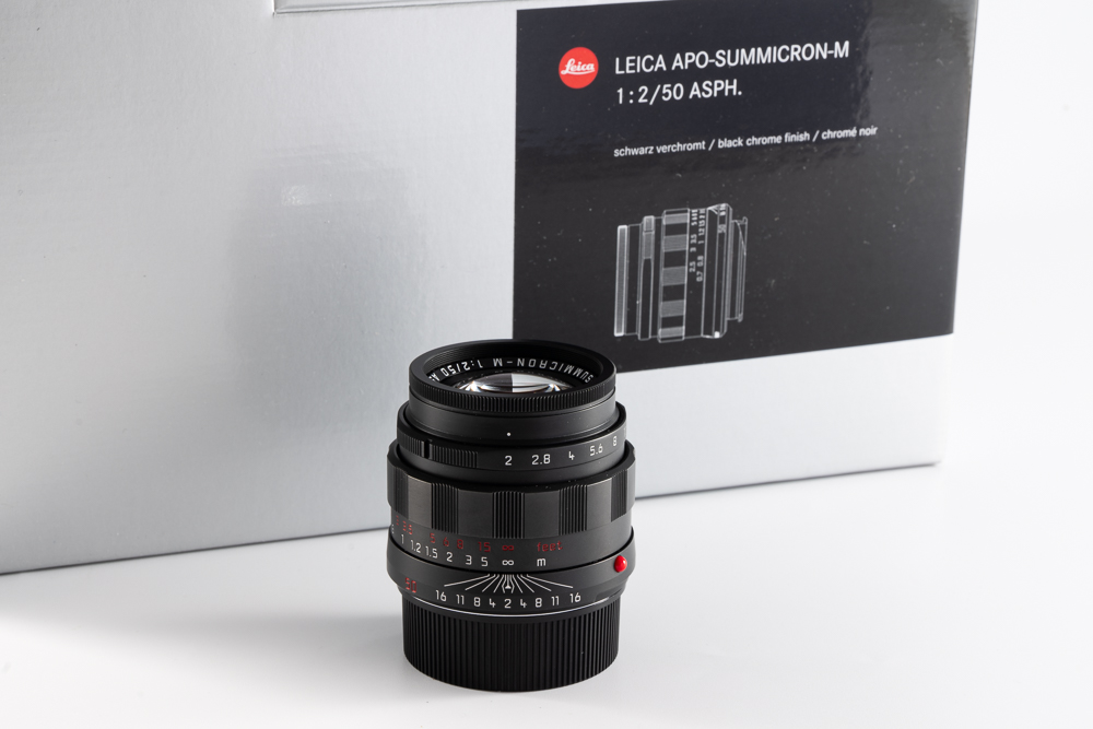 Leica APO-SUMMICRON-M 1:2/50 ASPH. sw verchr. (11811)